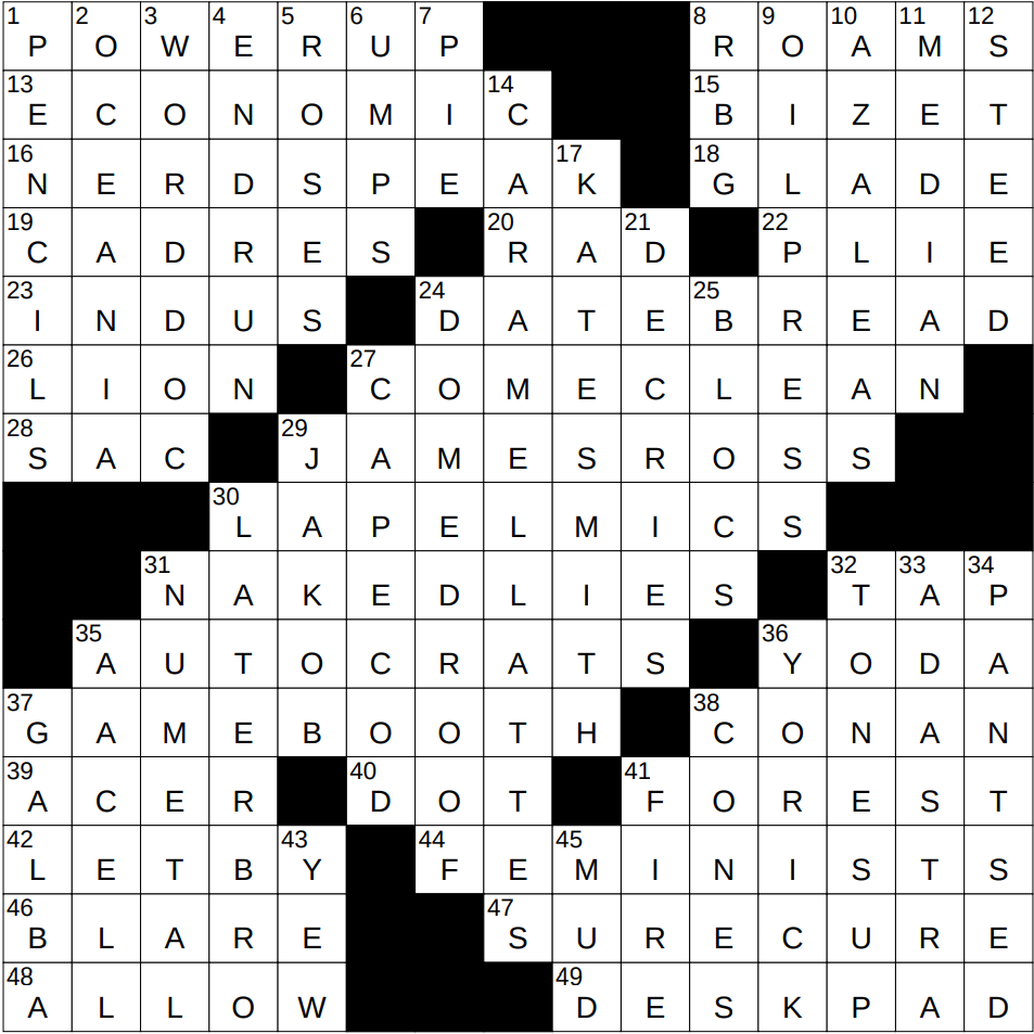 not infinite nyt crossword