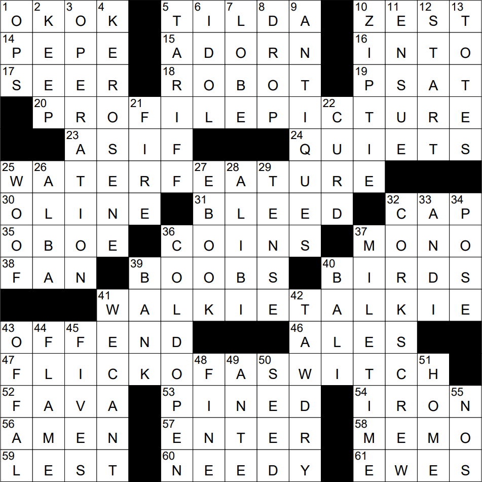 0322 23 NY Times Crossword 22 Mar 23 Wednesday NYXCrossword 0322 23 NY Times Crossword 22 Mar 23 Wednesday NYXCrossword