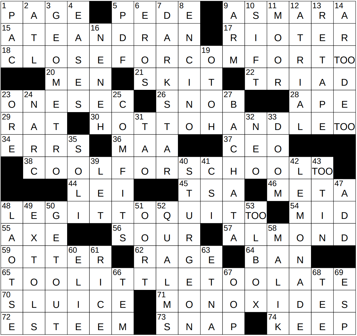 0413 23 NY Times Crossword 13 Apr 23 Thursday NYXCrossword