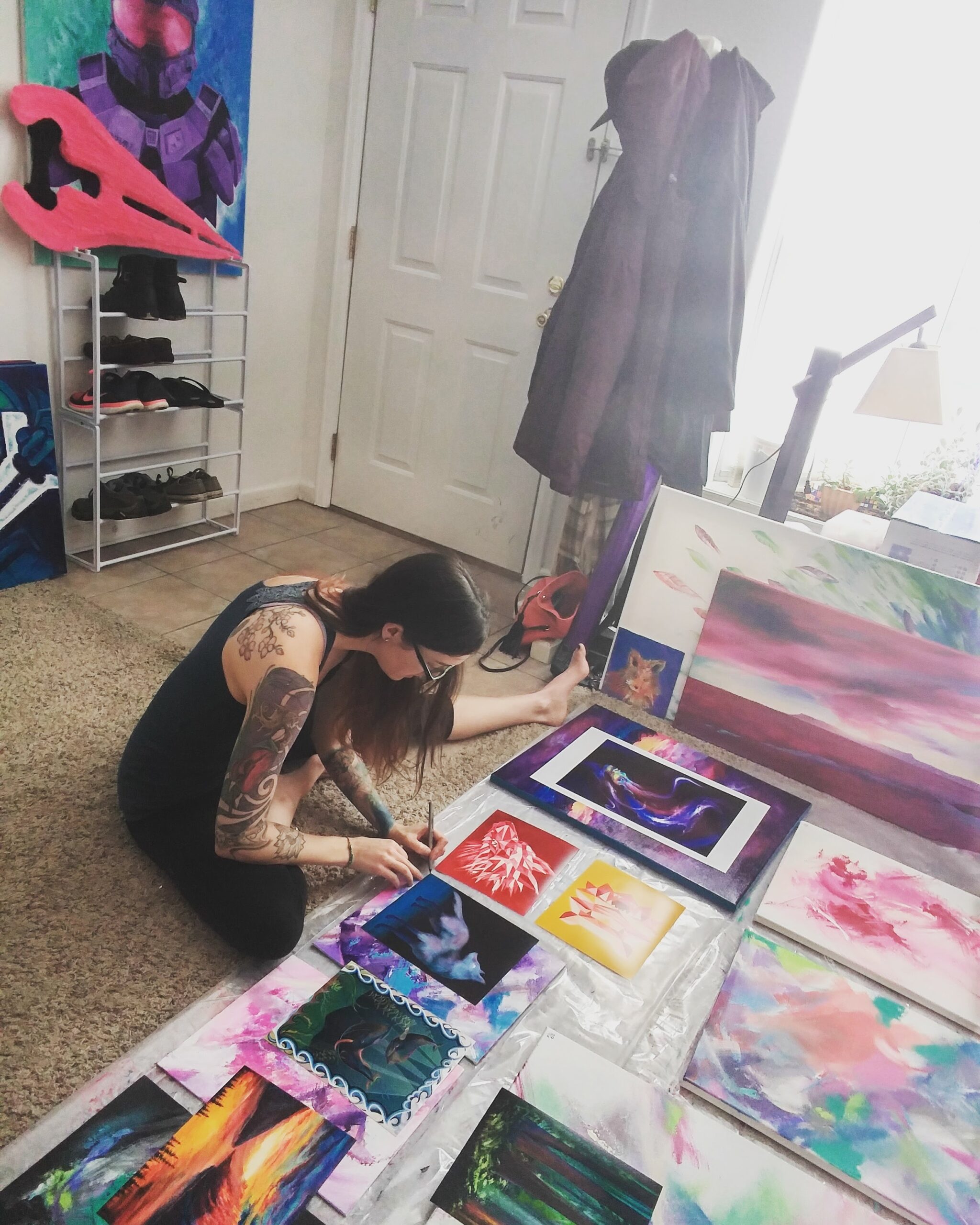 051 Advice For Artists Work Flow Sarah Burns Scotland Art