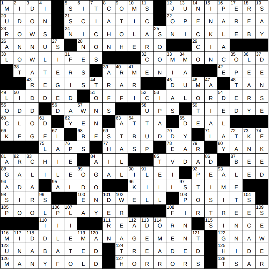 0827 23 NY Times Crossword 27 Aug 23 Sunday NYXCrossword