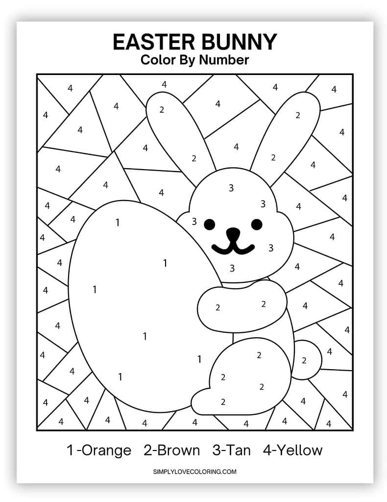 10 Easter Color By Number Free PDF Printables Simply Love Coloring 10 Easter Color By Number Free PDF Printables Simply Love Coloring