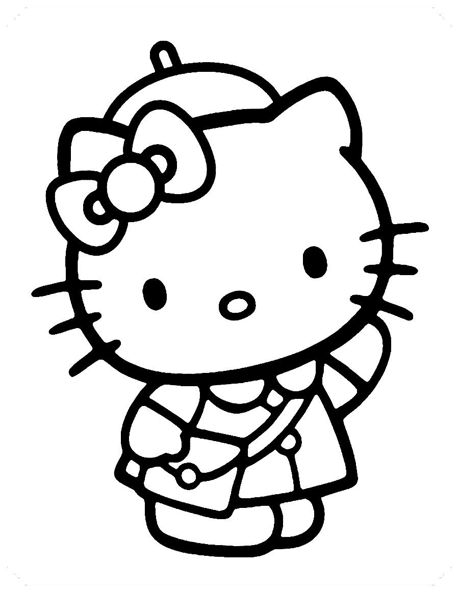 100 Dibujos De HELLO KITTY Para Colorear Online Dibujo Im genes