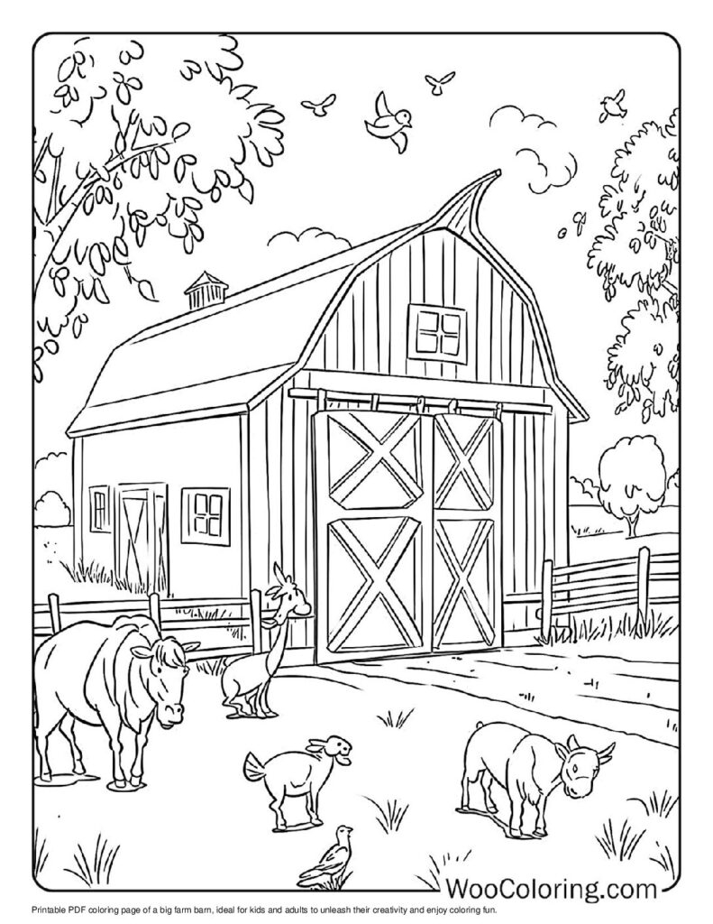 100 Farm Coloring Pages Free PDF To Print Woo Coloring 100 Farm Coloring Pages Free PDF To Print Woo Coloring