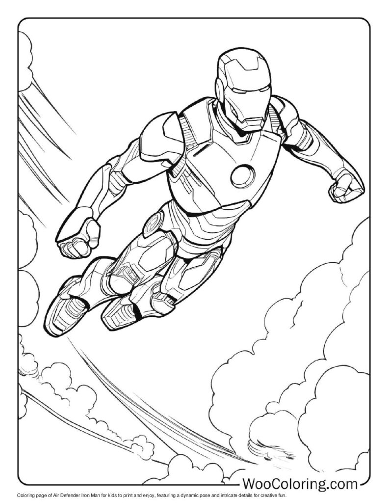 100 Iron Man Coloring Pages Free PDF To Print Woo Coloring