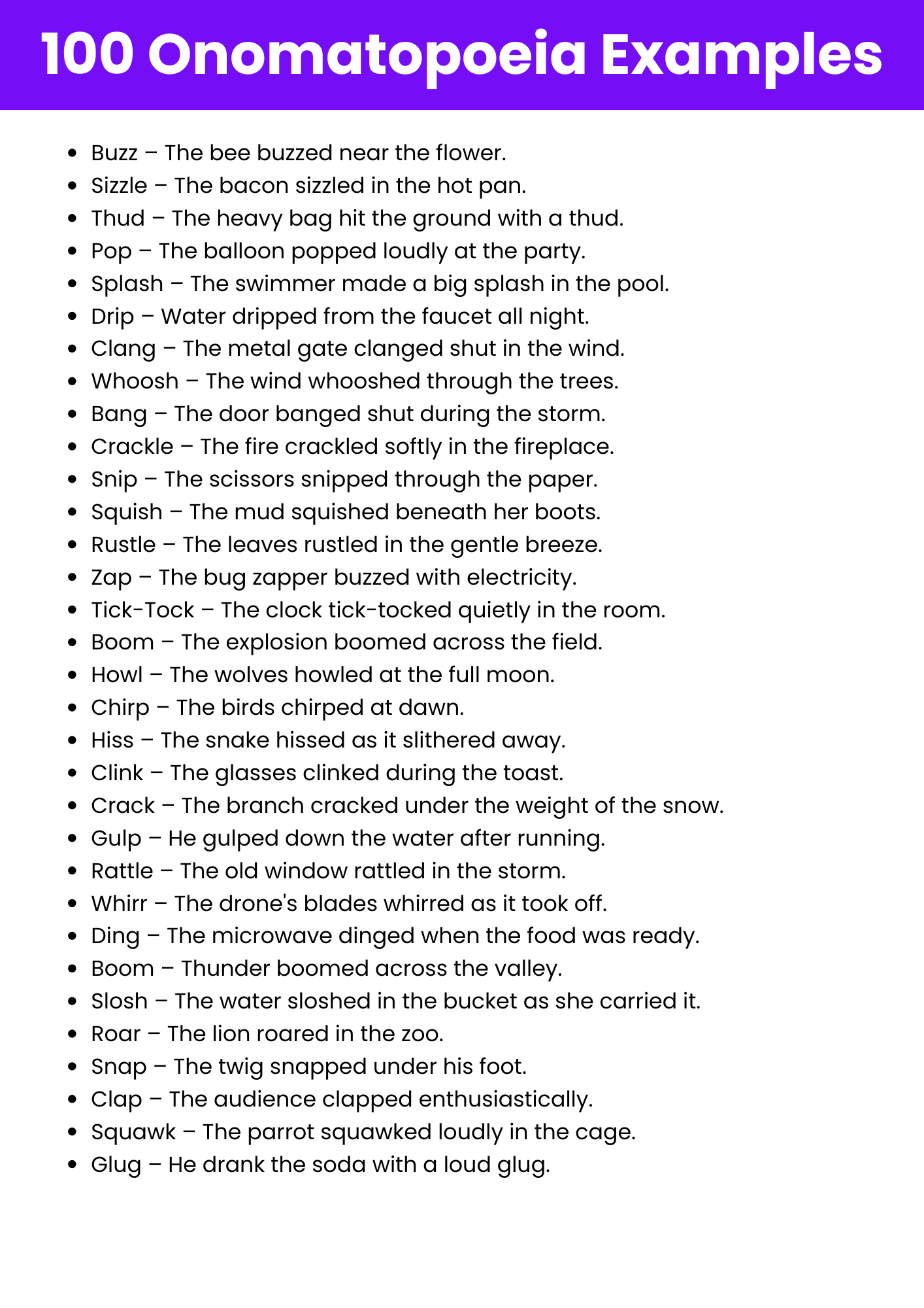 what is an onomatopoeia example what is an onomatopoeia example