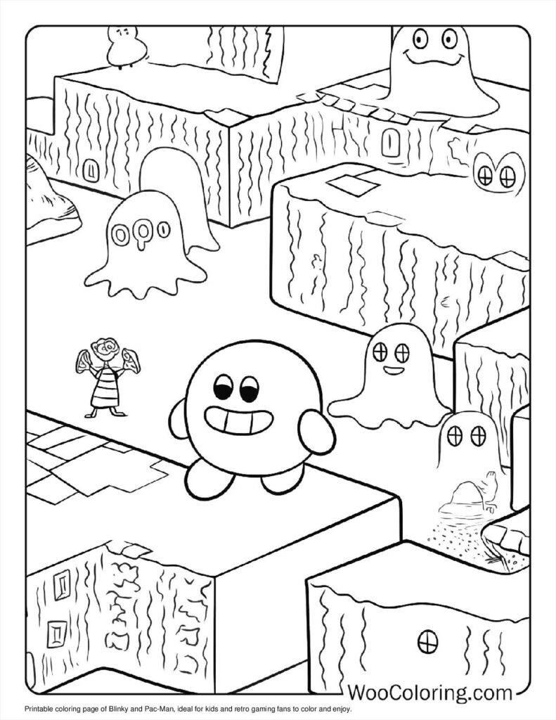 pac man coloring pages pac man coloring pages
