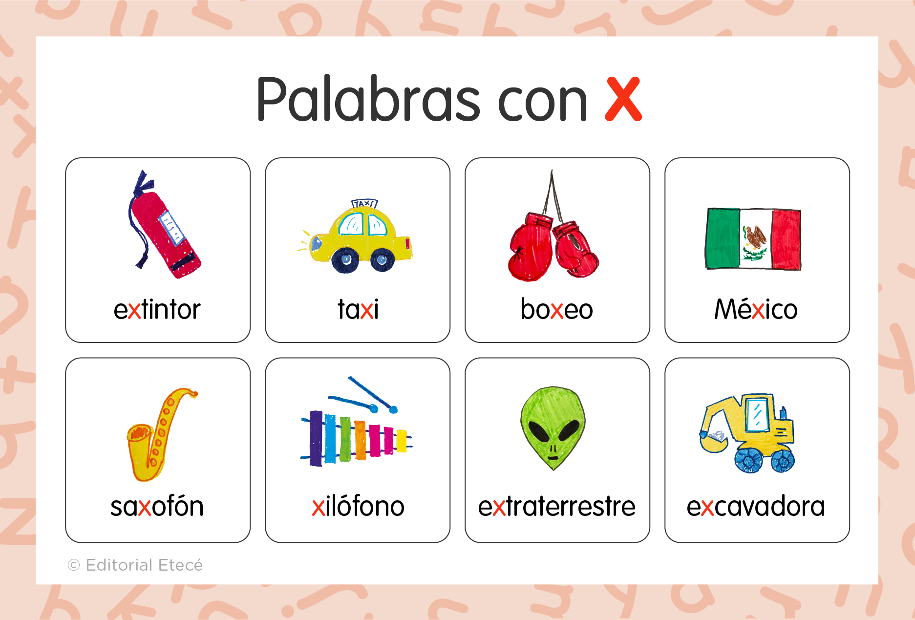 100 Palabras Con X con Im genes Lenguaje 100 Palabras Con X con Im genes Lenguaje