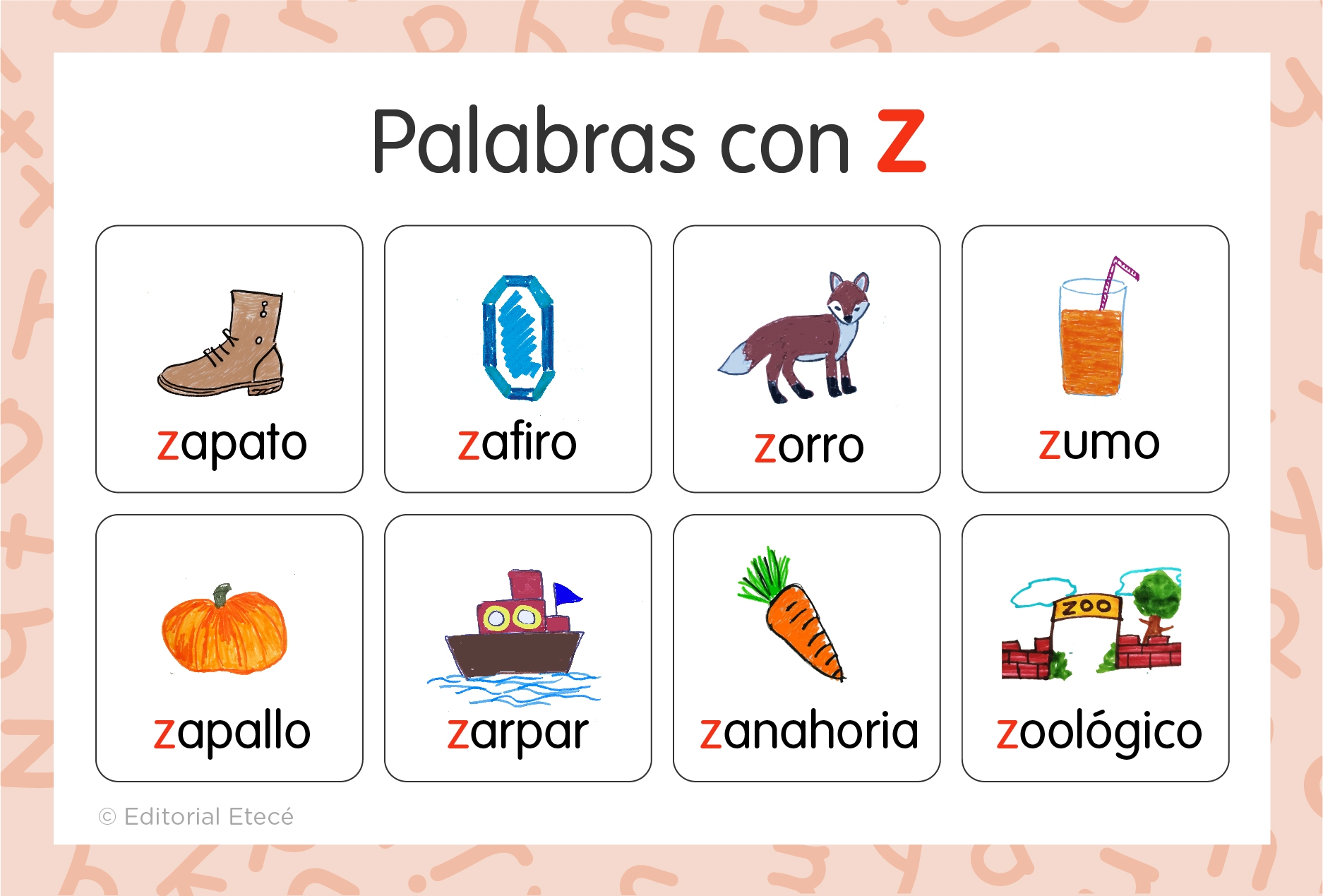 100 Palabras Con Z con Im genes Lenguaje