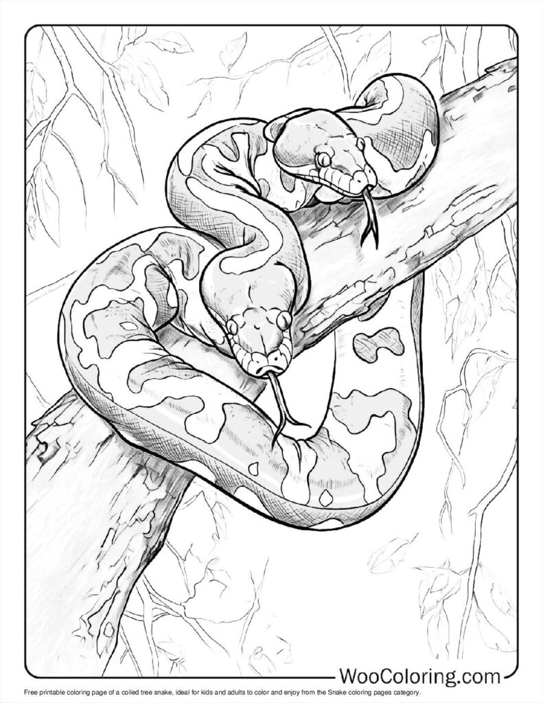 100 Snake Coloring Pages Free PDF To Print Woo Coloring 100 Snake Coloring Pages Free PDF To Print Woo Coloring