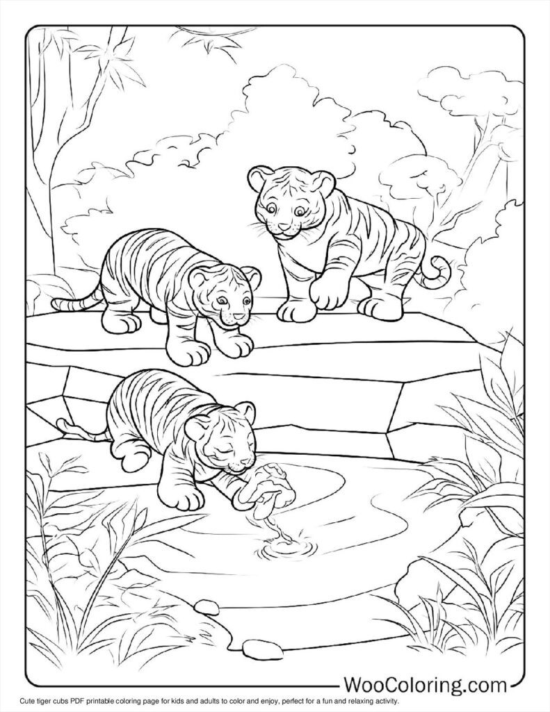 100 Tiger Coloring Pages Free PDF To Print Woo Coloring 100 Tiger Coloring Pages Free PDF To Print Woo Coloring