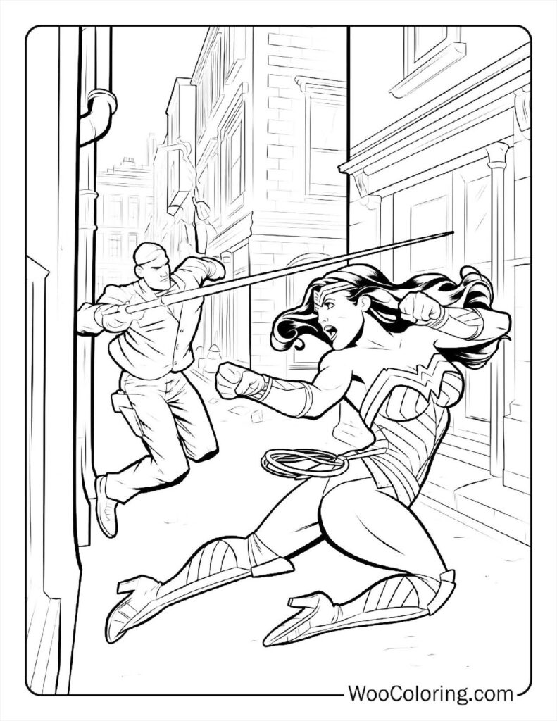 wonder woman coloring pages