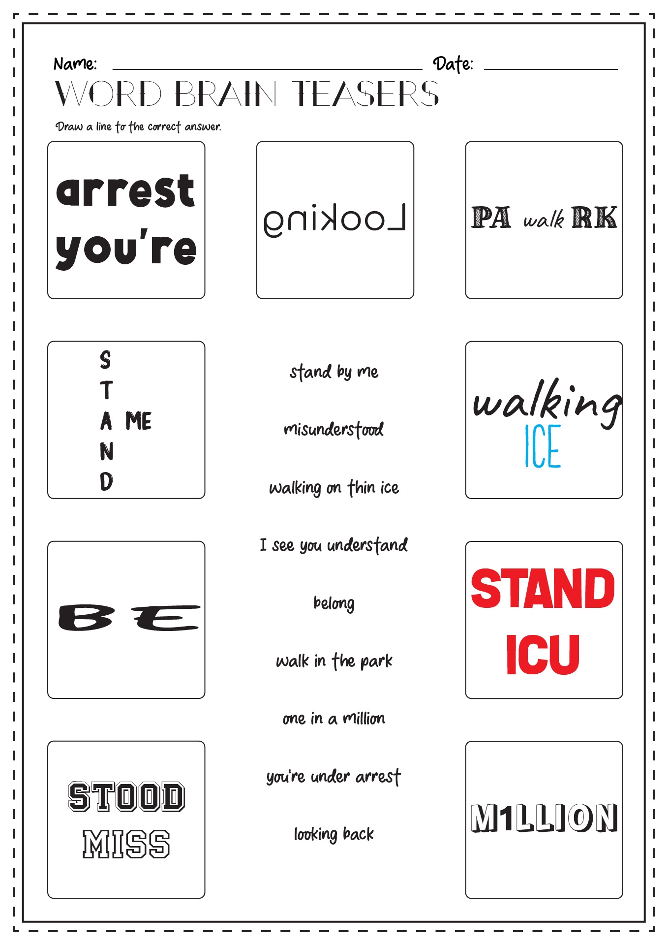 12 Printable Brain Teaser Worksheets Free PDF At Worksheeto