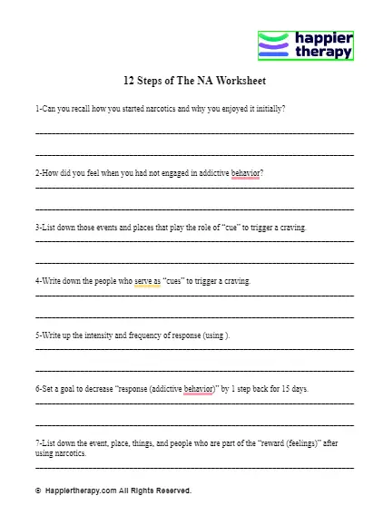 12 Step Worksheets For Aa 12 Step Worksheets For Aa