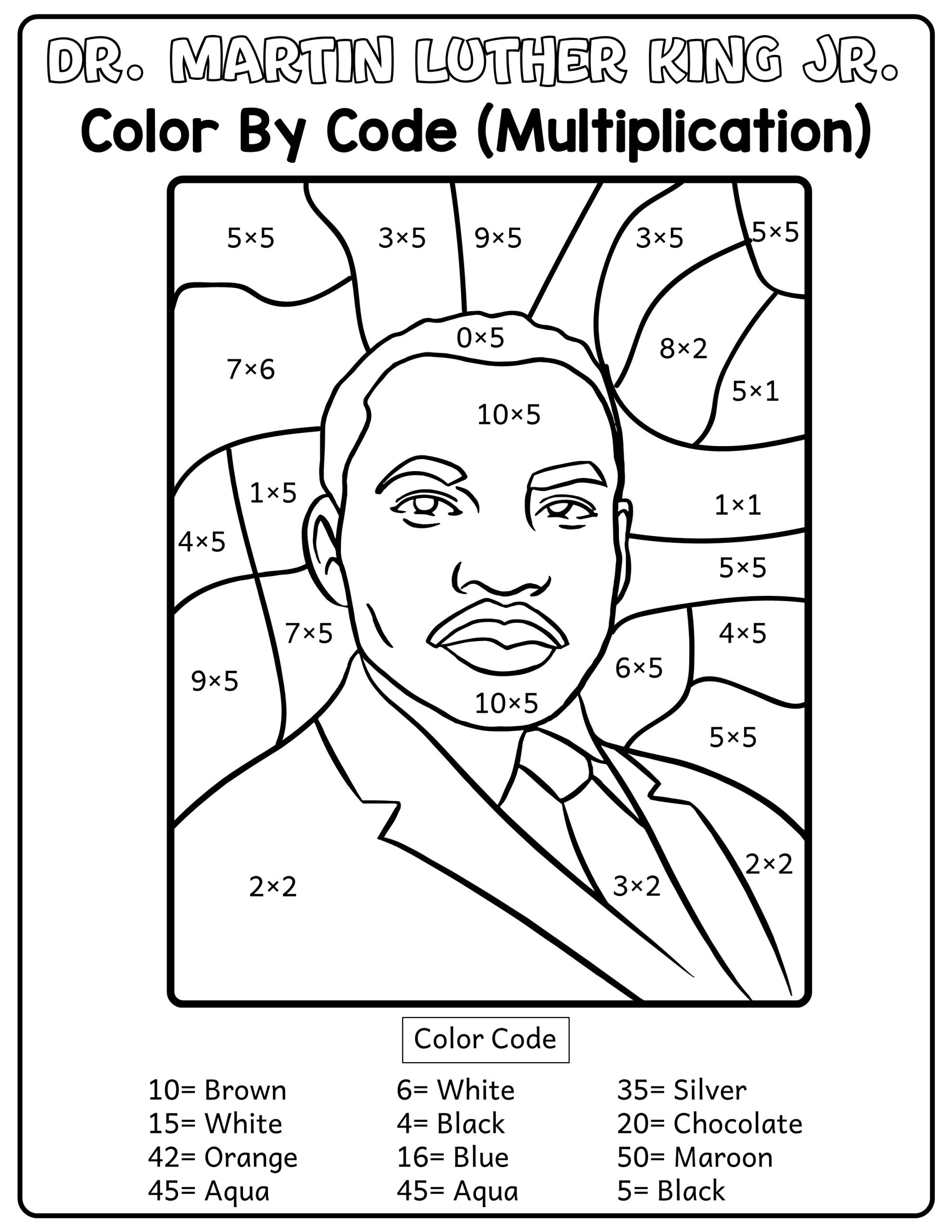 martin luther king jr worksheets