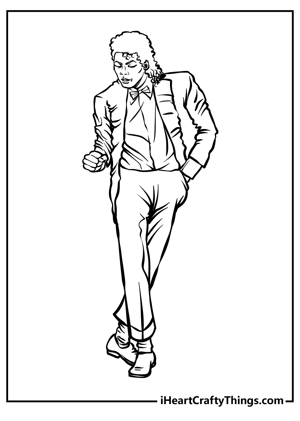 michael jackson coloring pages