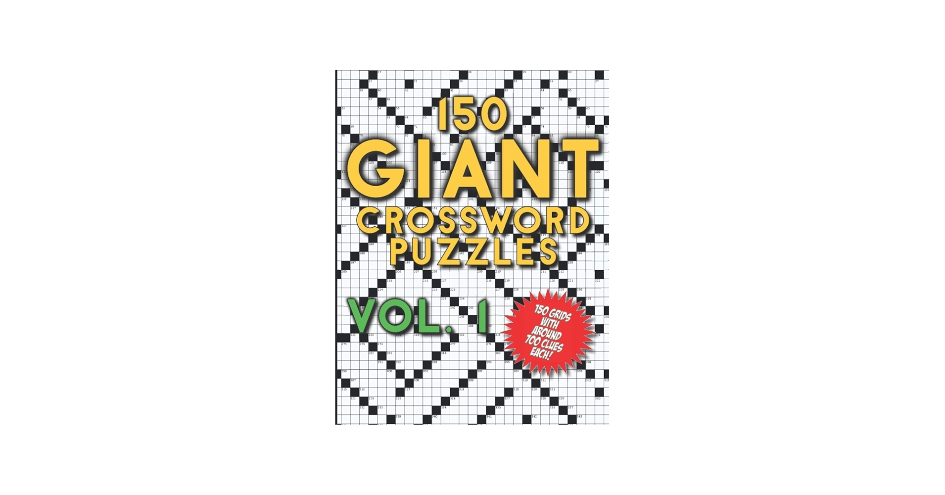 150 Giant Crossword Puzzles Vol 1 A Mega Book With 150 Very Large Grids With Around 700 Clues Each Many Hours Of Entertainment For Adults Publishing Blackpaper 9798731981040 Amazon Books