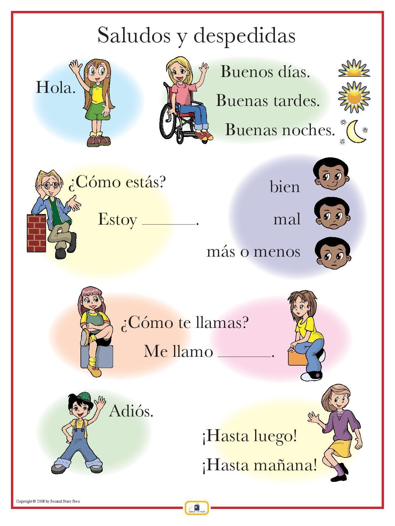 ejercicios de español saludos