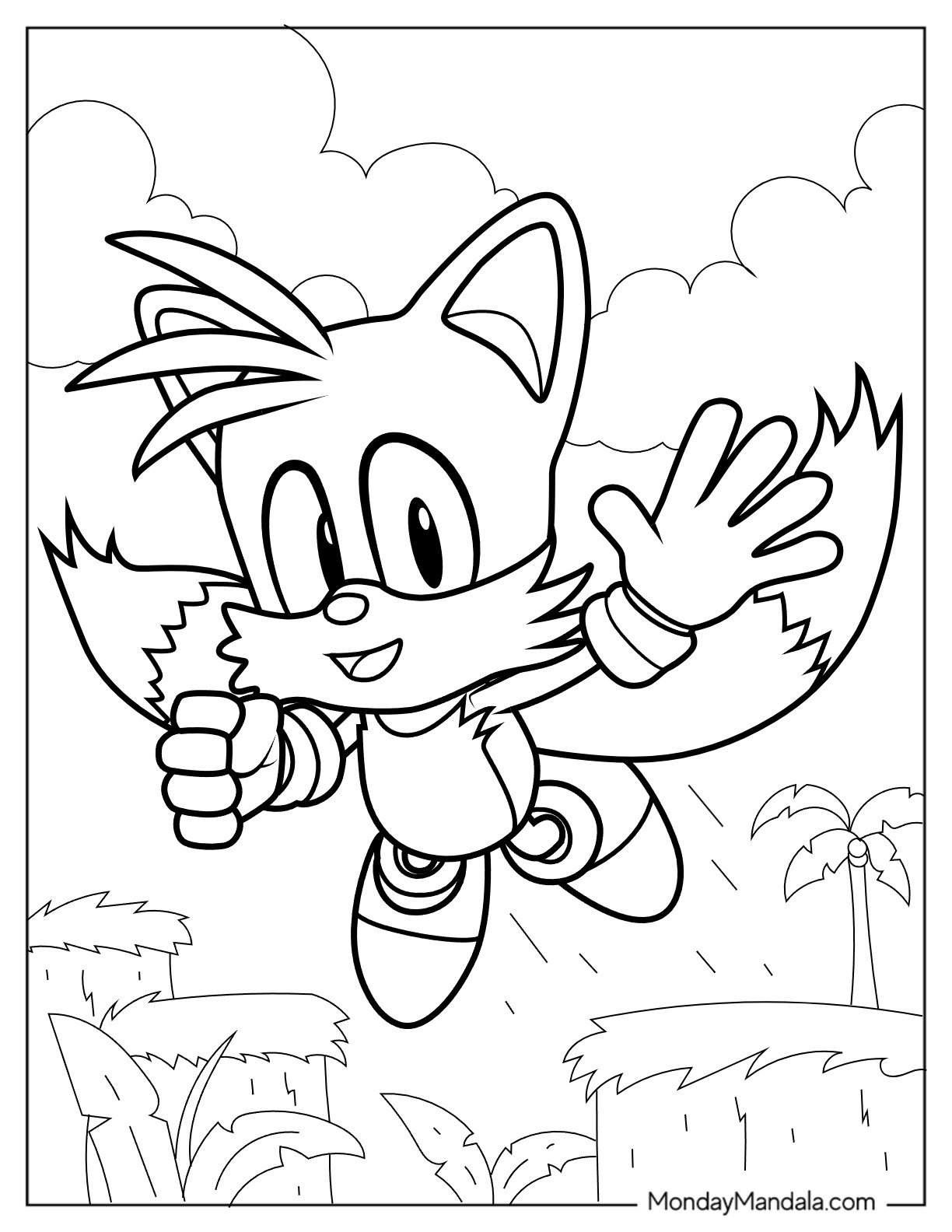 18 Tails Coloring Pages Free PDF Printables 