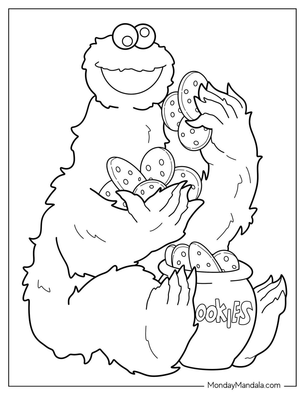 20 Cookie Monster Coloring Pages Free PDF Printables 20 Cookie Monster Coloring Pages Free PDF Printables
