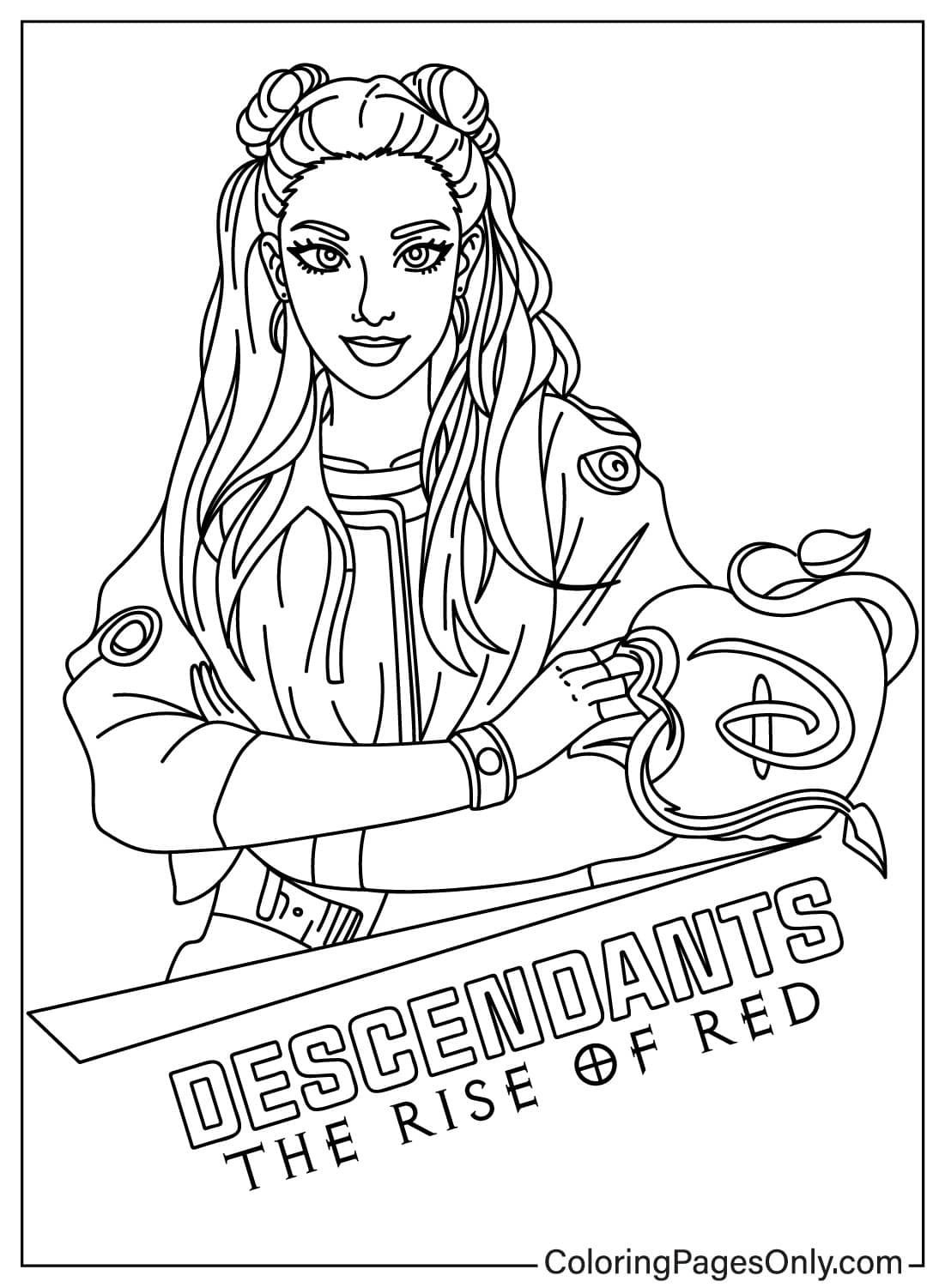 20 Descendants Coloring Pages Free Printable PDF Online Coloring