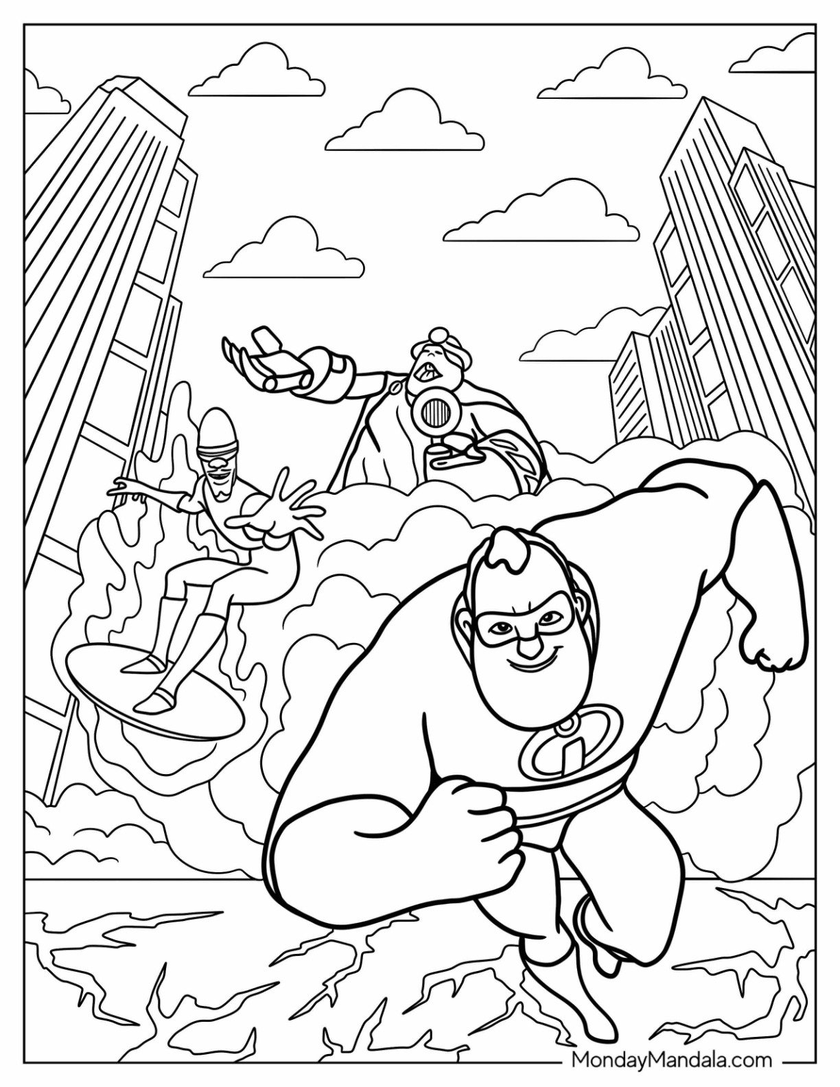 20 Incredibles Coloring Pages Free PDF Printables 20 Incredibles Coloring Pages Free PDF Printables