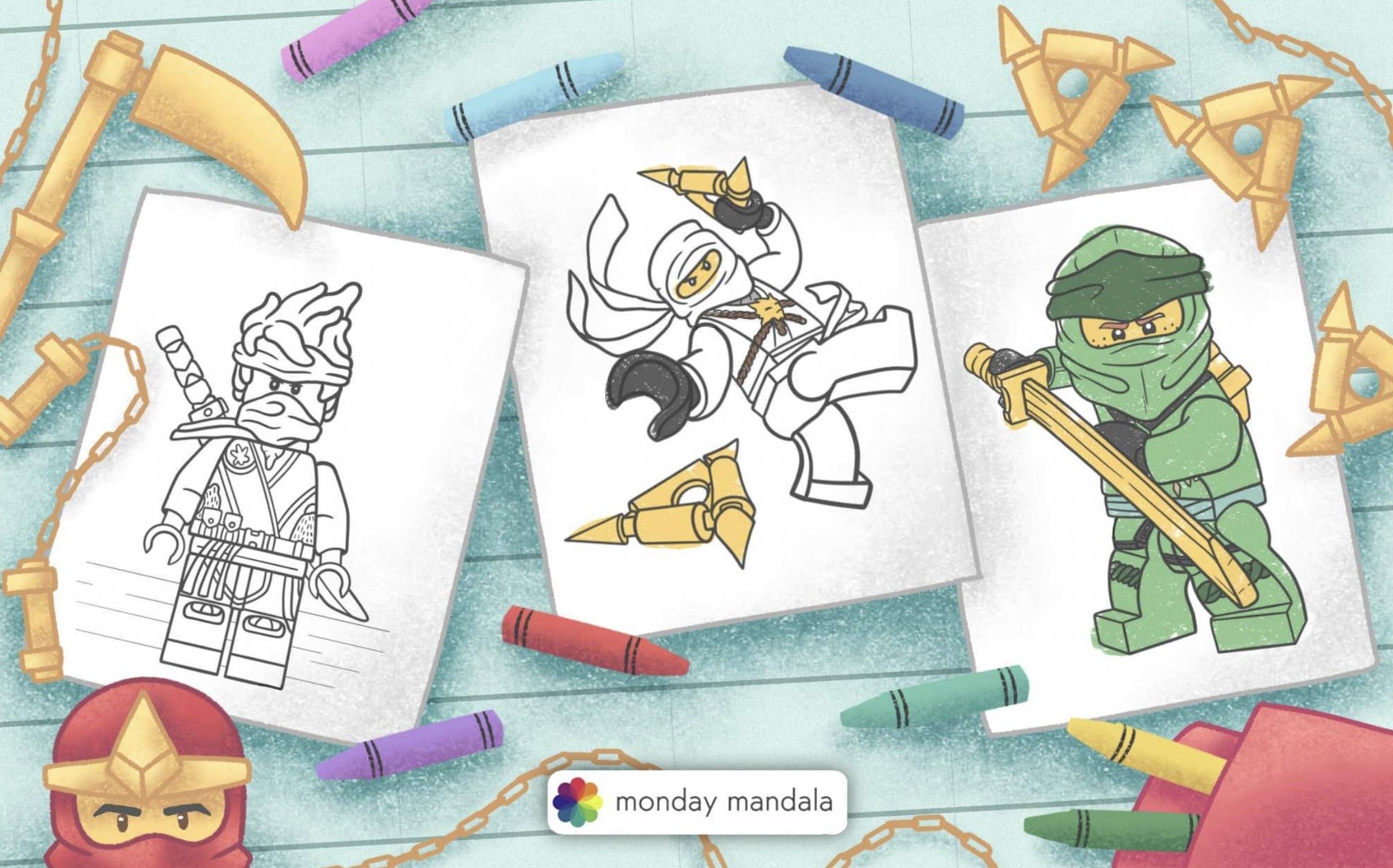20 Lego Ninjago Coloring Pages Free PDF Printables 