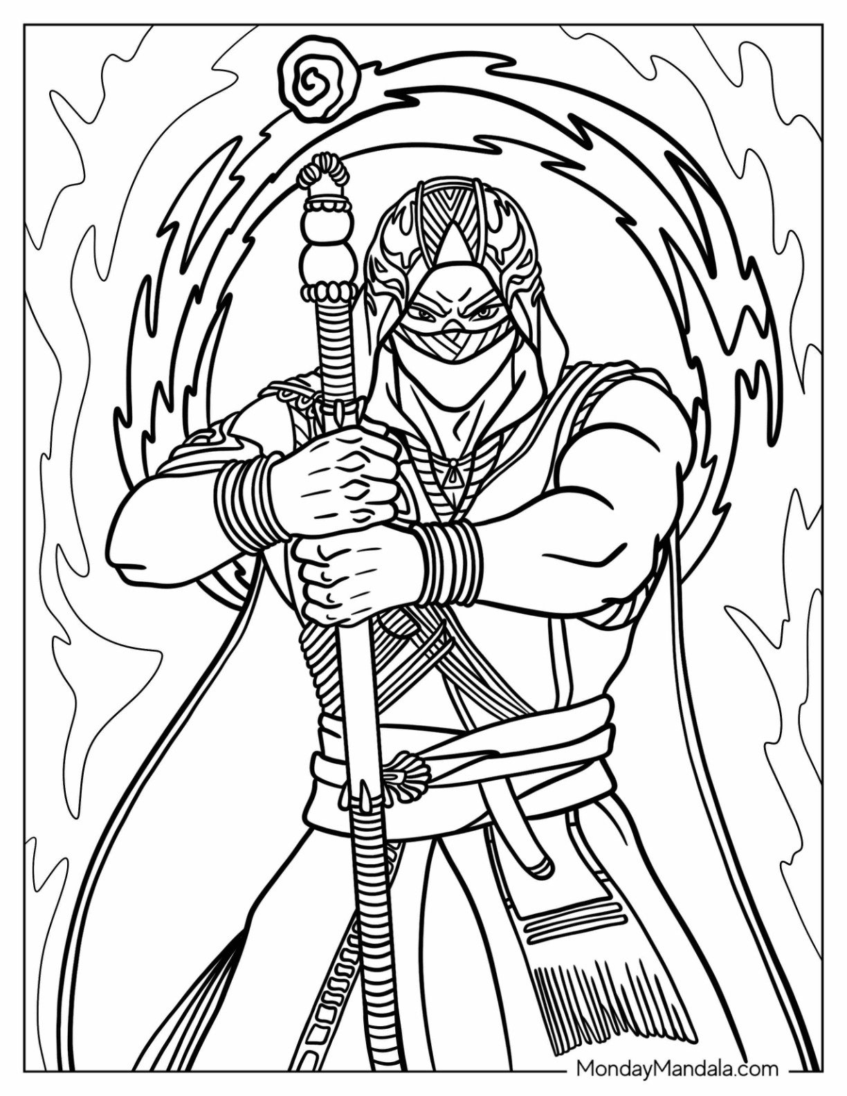 20 Mortal Kombat Coloring Pages Free PDF Printables
