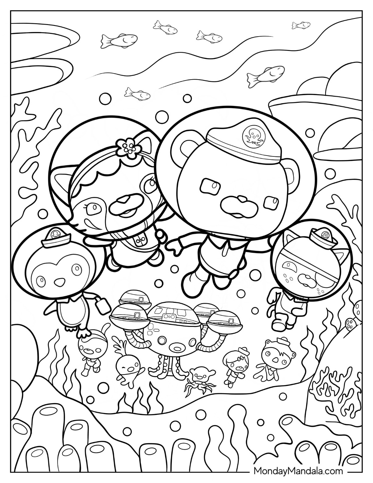 20 Octonauts Coloring Pages Free PDF Printables 