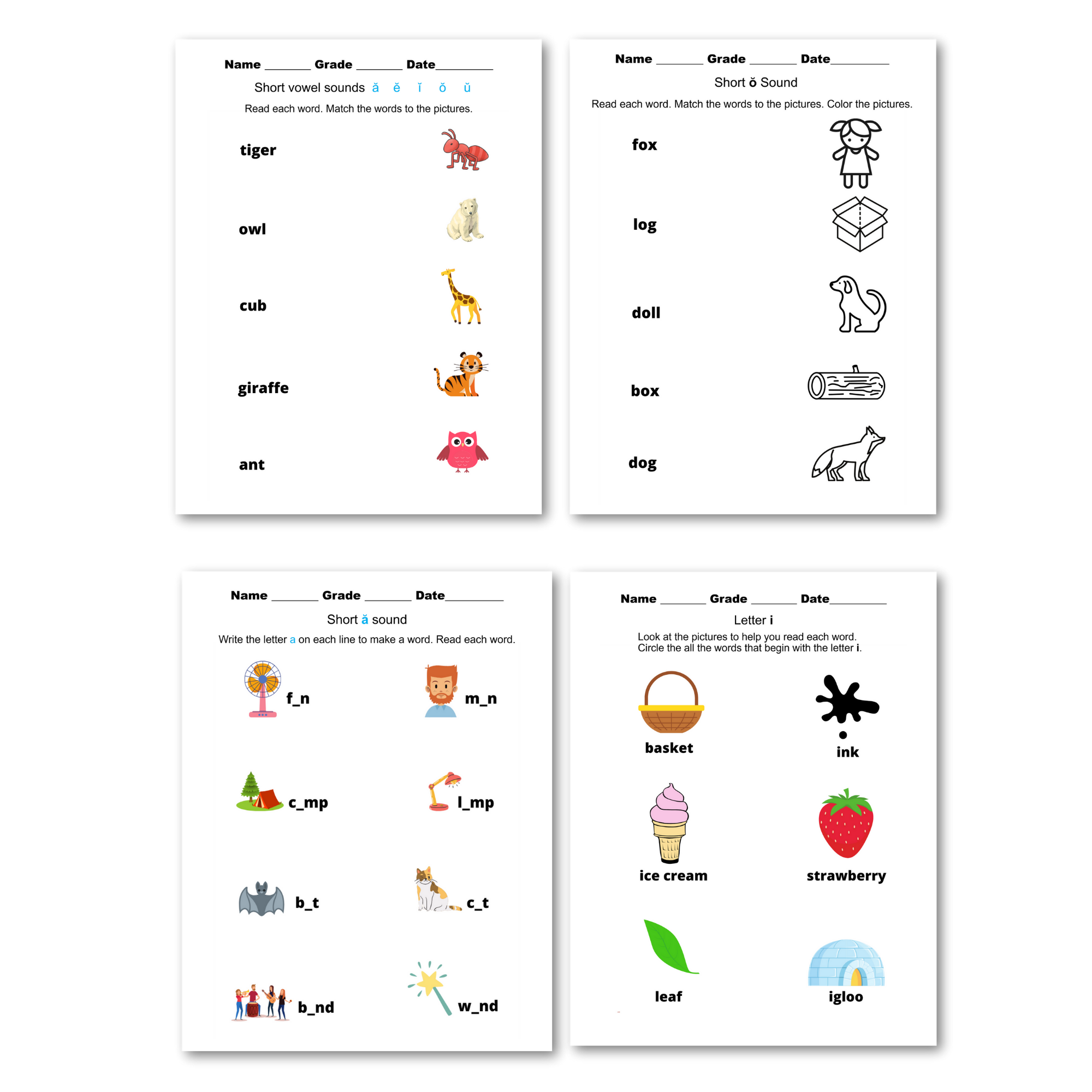 phonics pages for kindergarten phonics pages for kindergarten