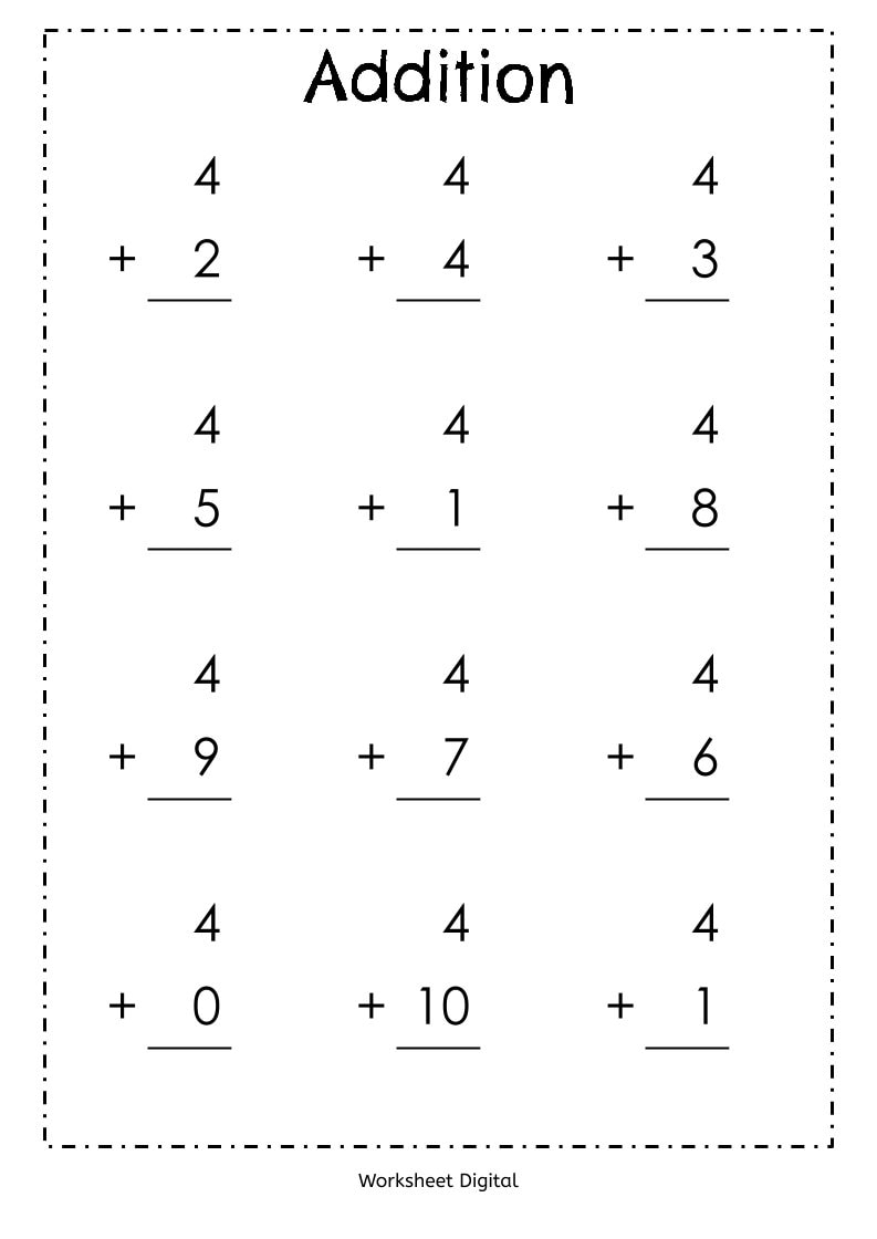 20 Printable Addition Worksheets Numbers 1 10 For Preschool Kindergarten 1st Grade Homeschool Math Etsy 20 Printable Addition Worksheets Numbers 1 10 For Preschool Kindergarten 1st Grade Homeschool Math Etsy