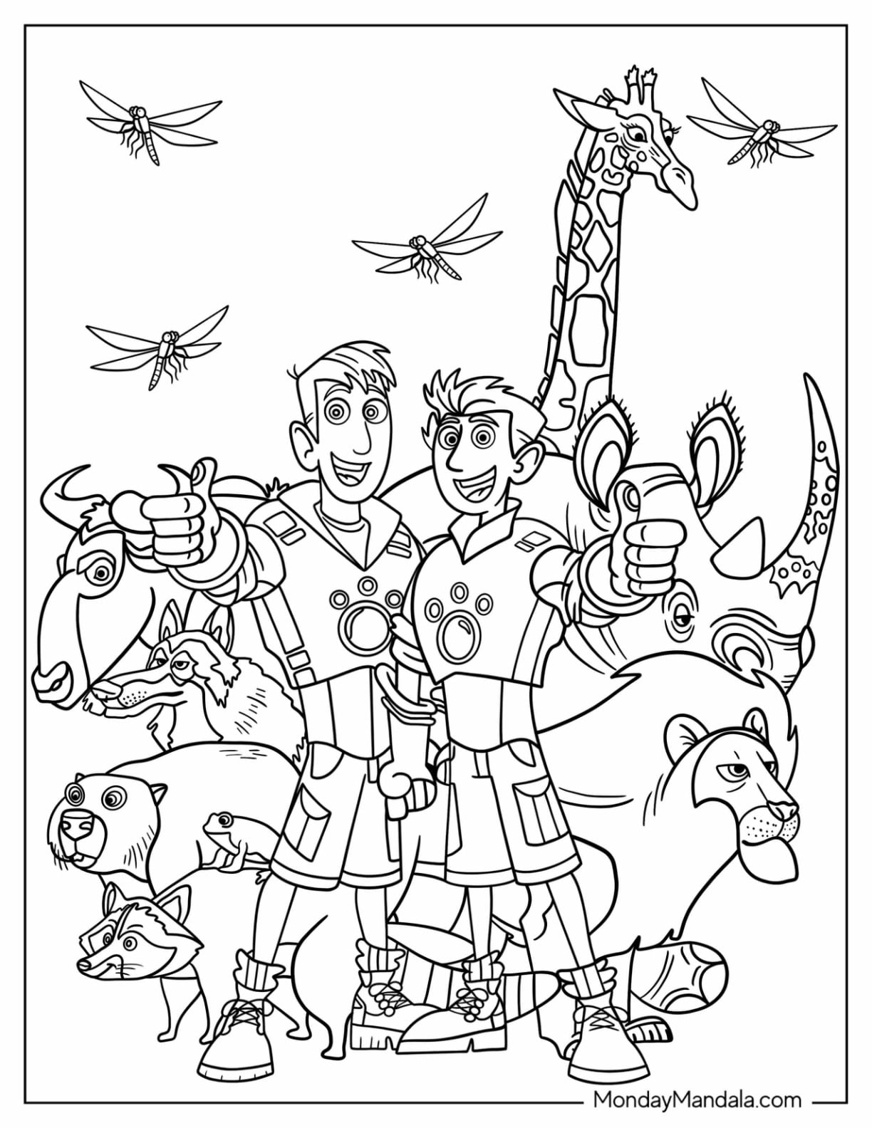 20 Wild Kratts Coloring Pages Free PDF Printables 20 Wild Kratts Coloring Pages Free PDF Printables
