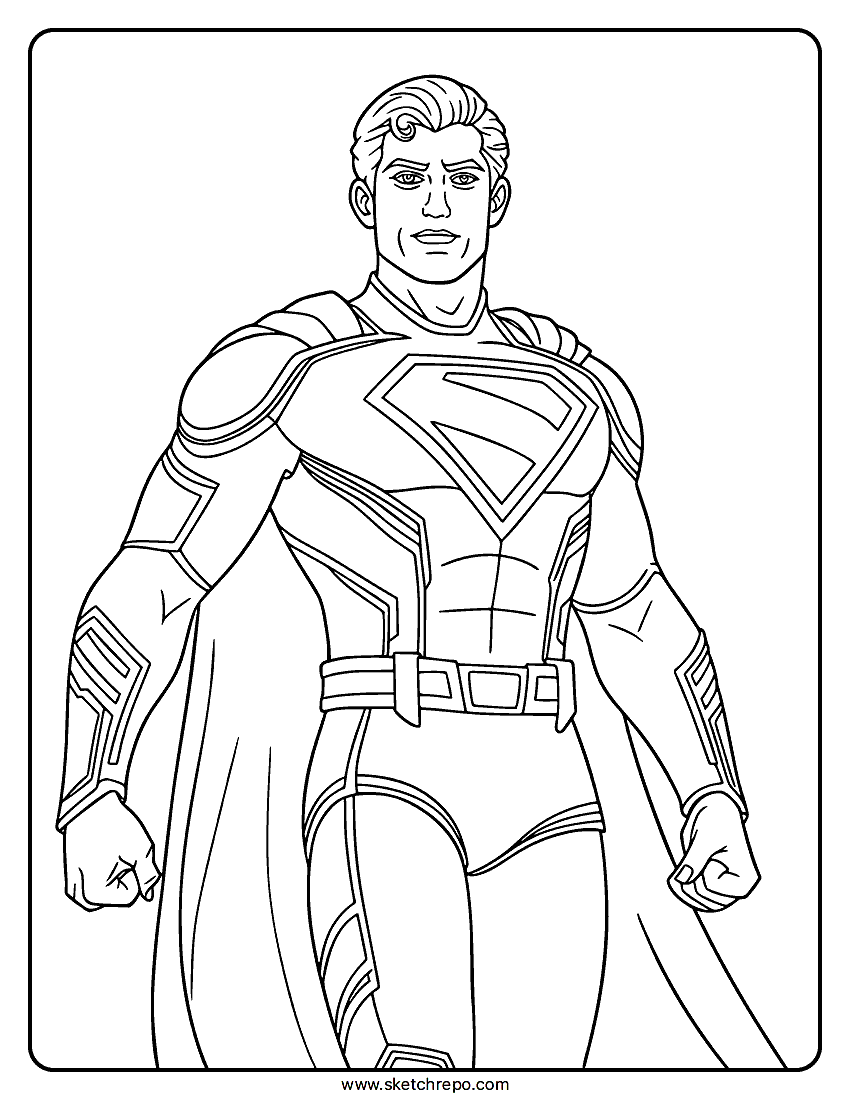 superman pictures to color superman pictures to color