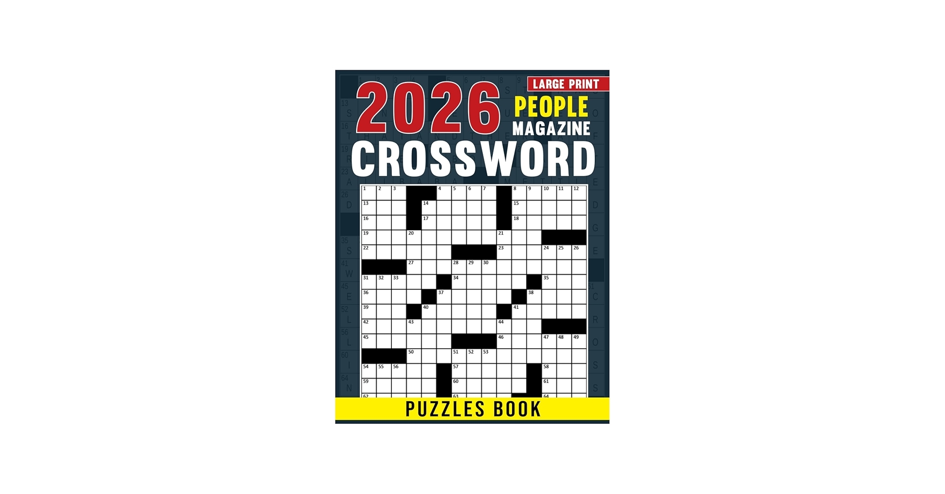 2026 People Magazine Crossword Puzzles Book Large Print Celebrity themed Word Games For Mental Stimulation And Memory Focus J Seibel William 9798297161009 Amazon Books