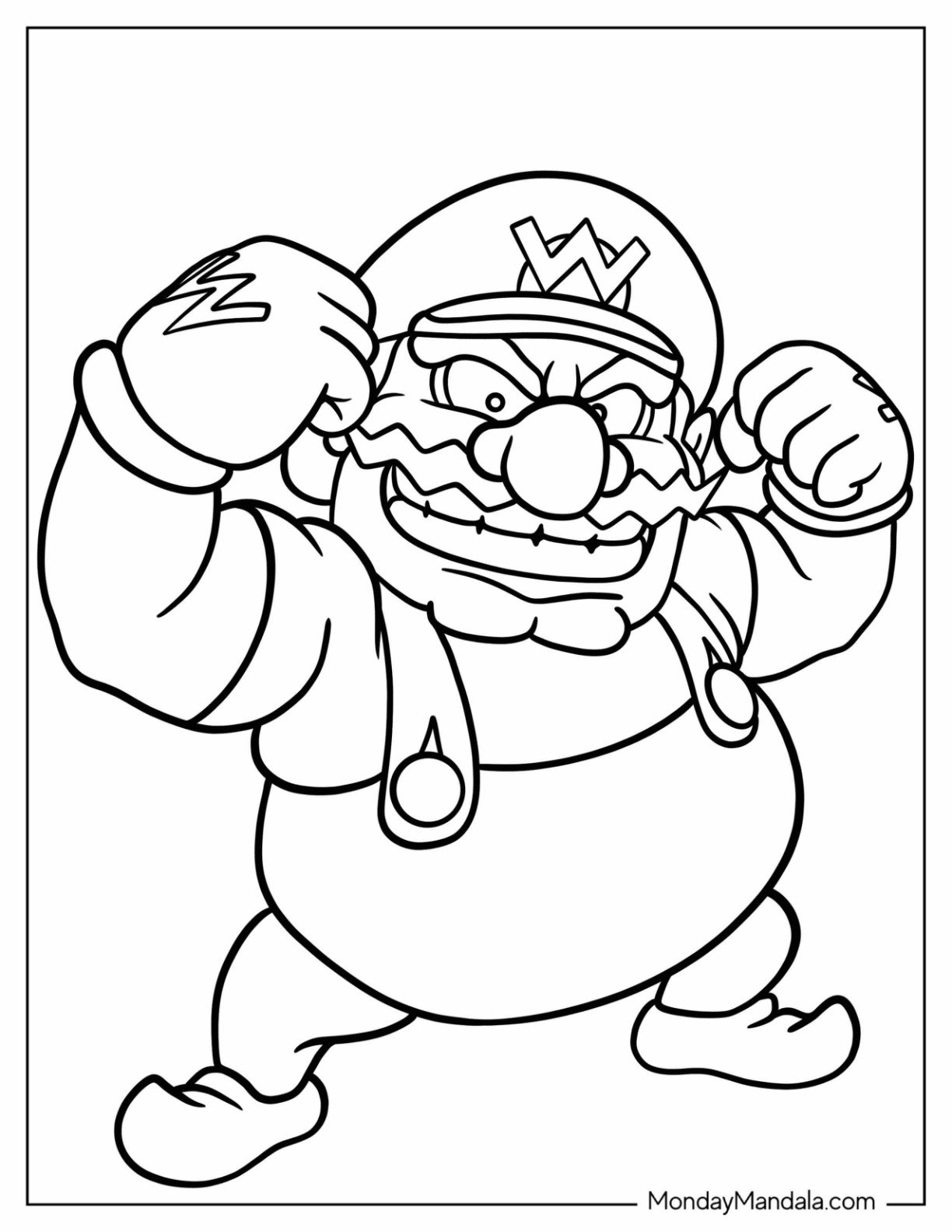 22 Wario Coloring Pages Free PDF Printables 22 Wario Coloring Pages Free PDF Printables