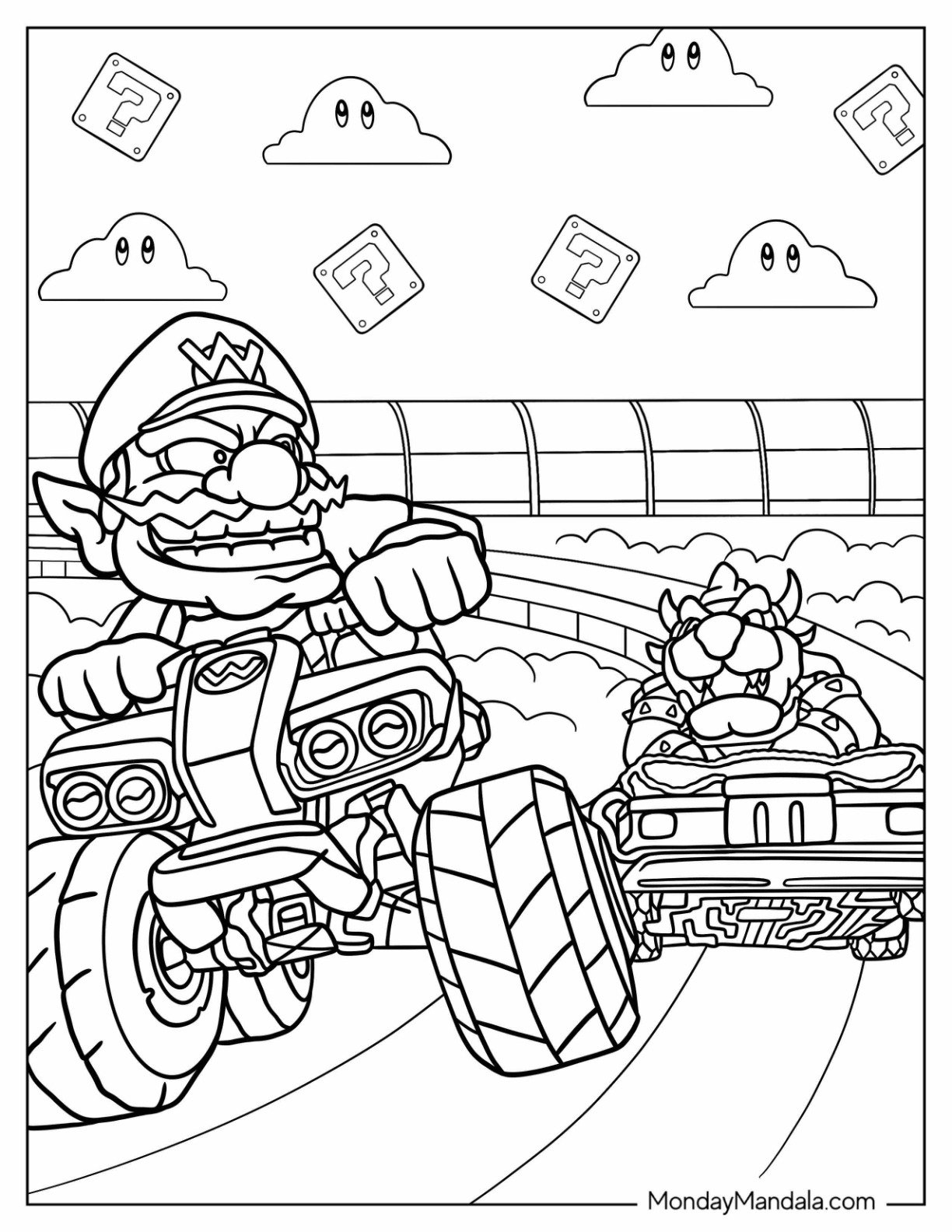 22 Wario Coloring Pages Free PDF Printables 22 Wario Coloring Pages Free PDF Printables
