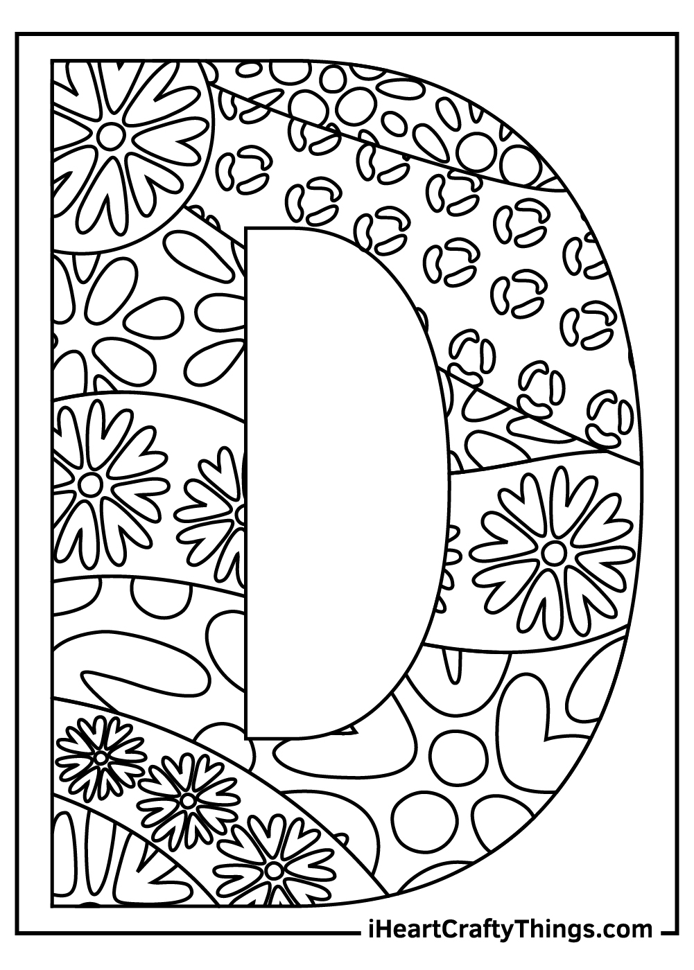 24 Letter D Coloring Pages 100 Free Printables 24 Letter D Coloring Pages 100 Free Printables
