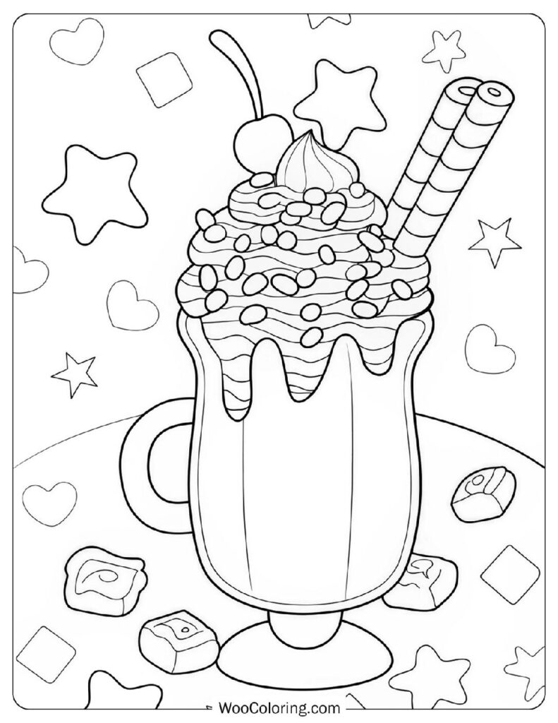 sweet treat coloring pages