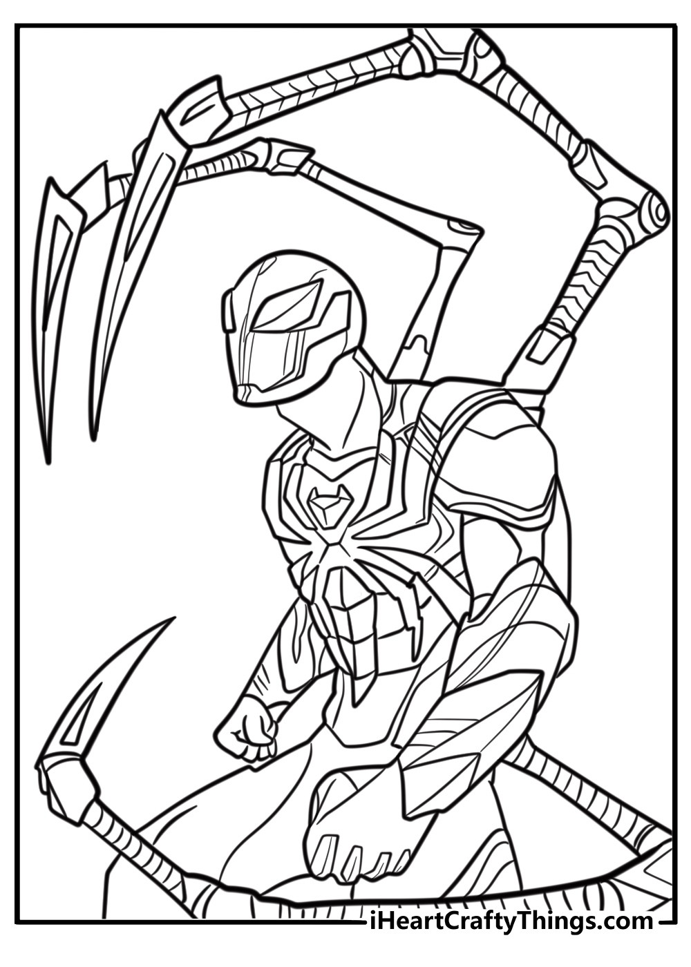 spider man coloring sheets