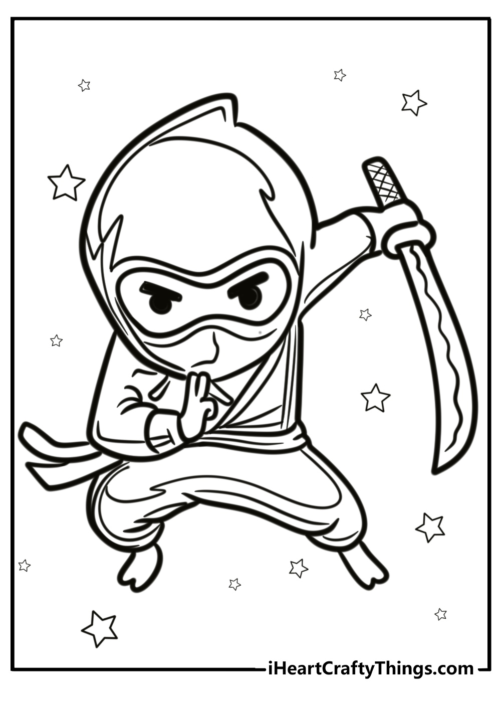 ninja printables coloring sheets
