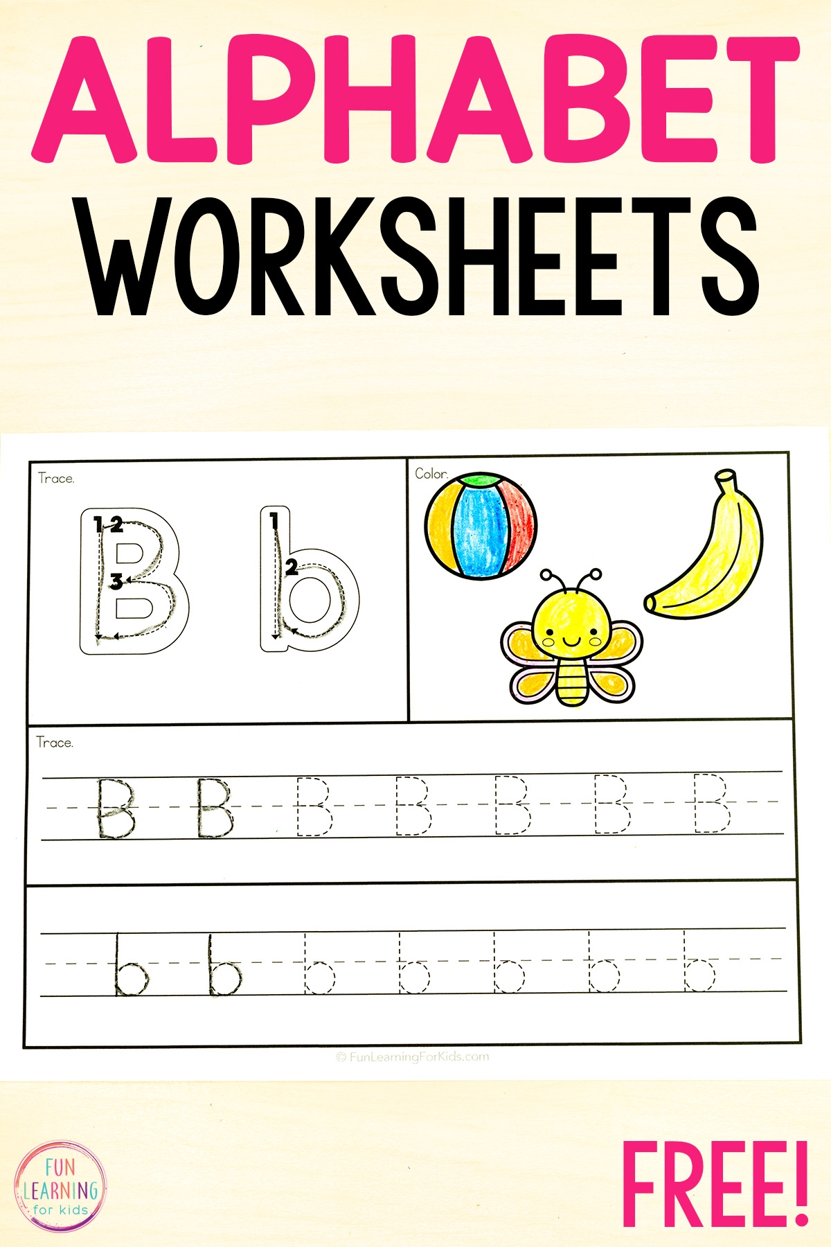 alphabet tracing worksheets for kindergarten