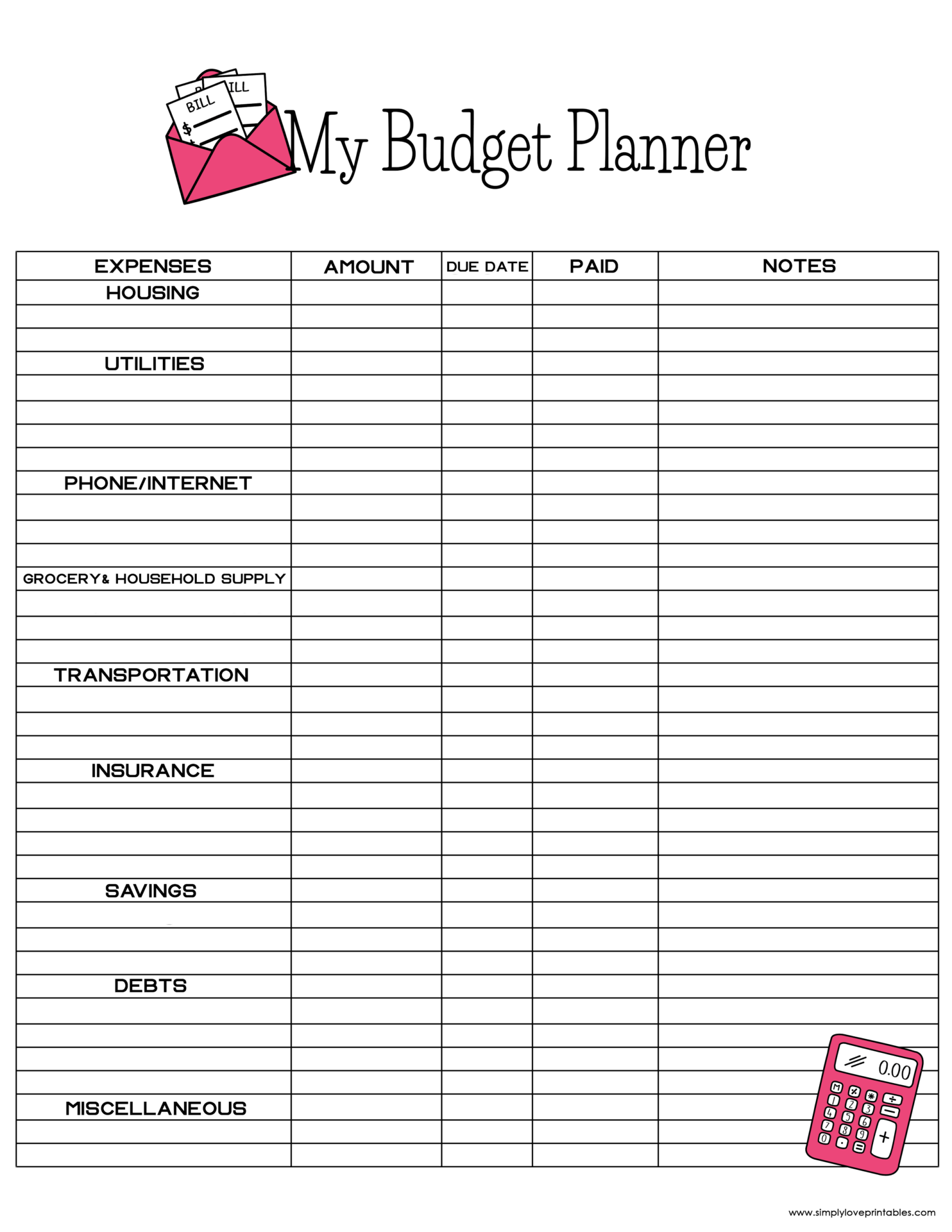 blank budget worksheet printable blank budget worksheet printable
