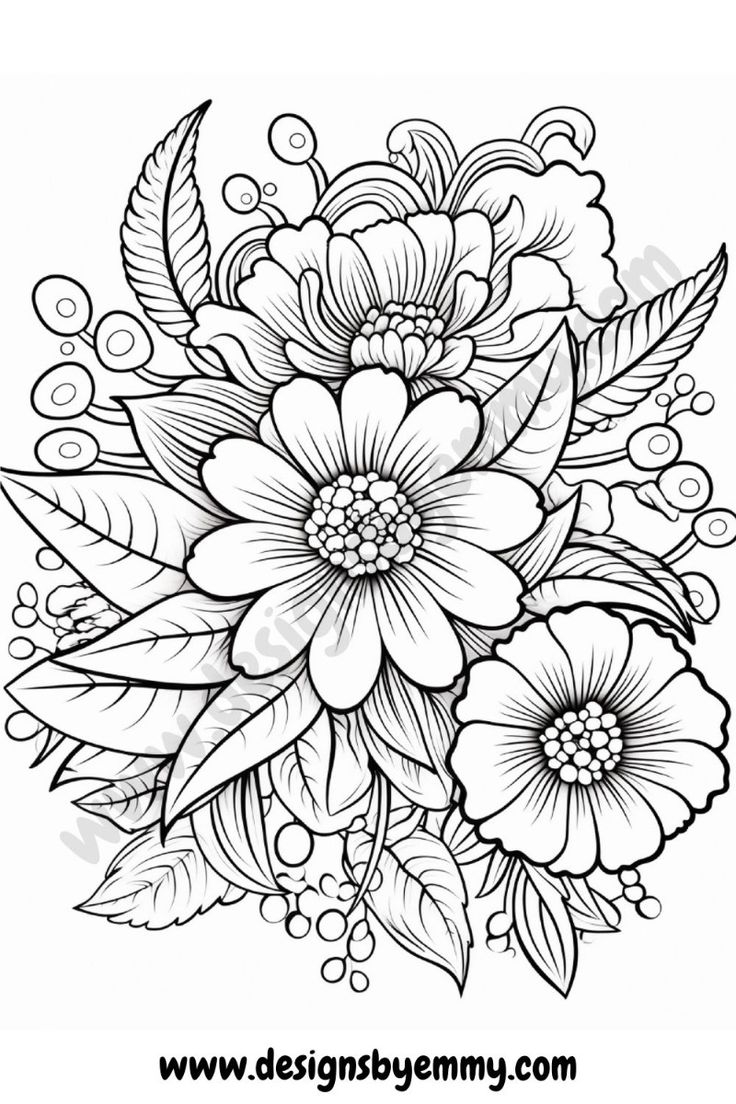 270 Bold And Easy Flower Coloring Pages Coloring Pages Coloring Pages To Print Flower Coloring