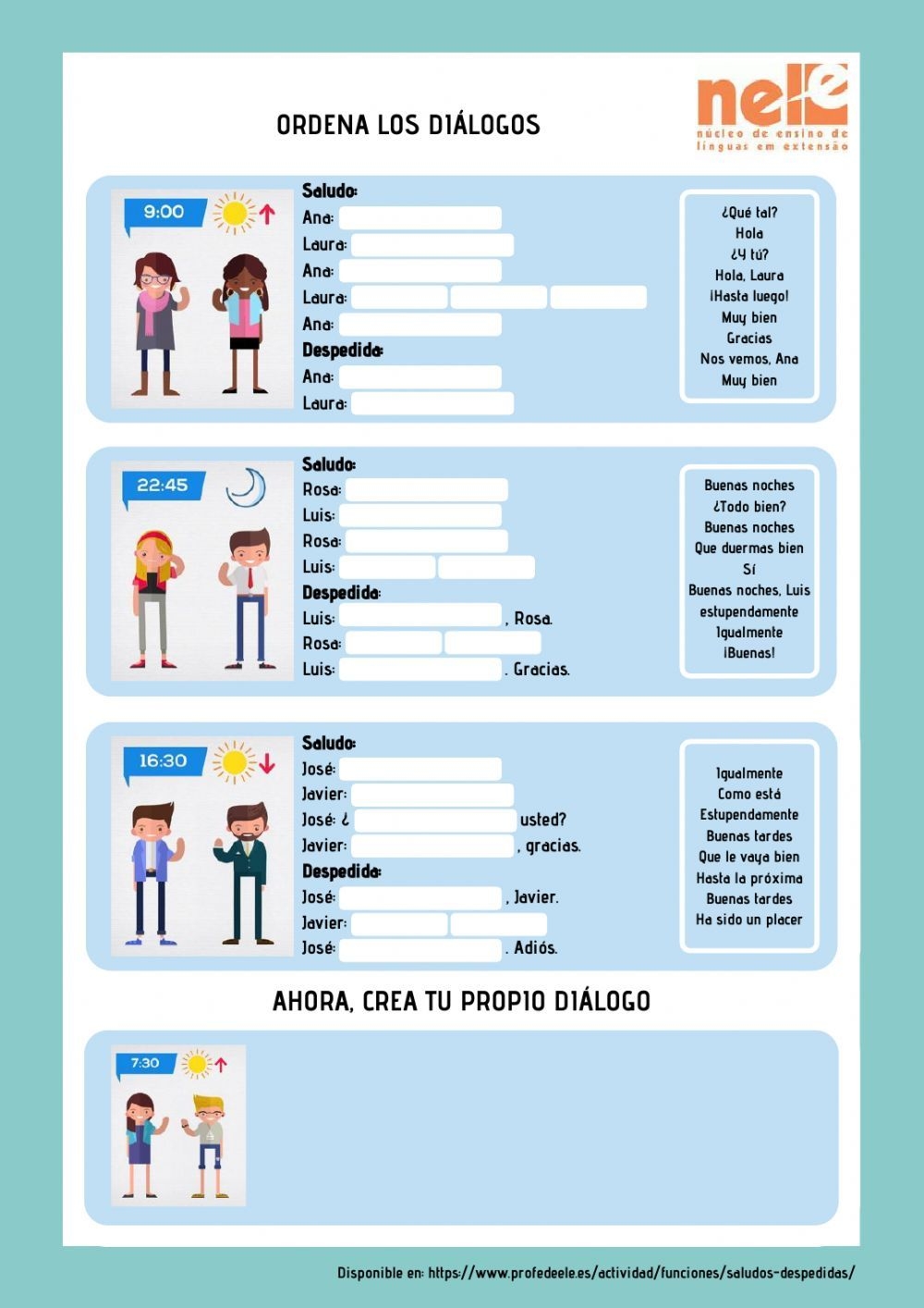 28 Ideias De Saludos E Despedidas Para Salvar Hoje Espanhol Ensino De Espanhol Atividades Em Espanhol E Muito Mais