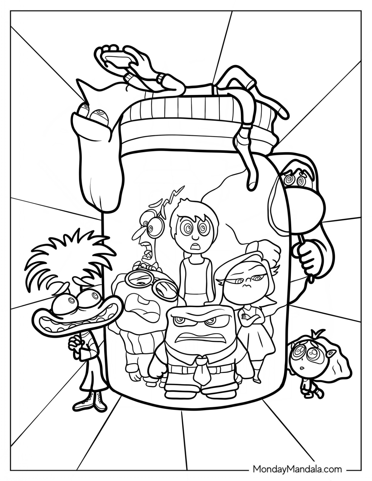 28 Inside Out Coloring Pages Free PDF Printables 