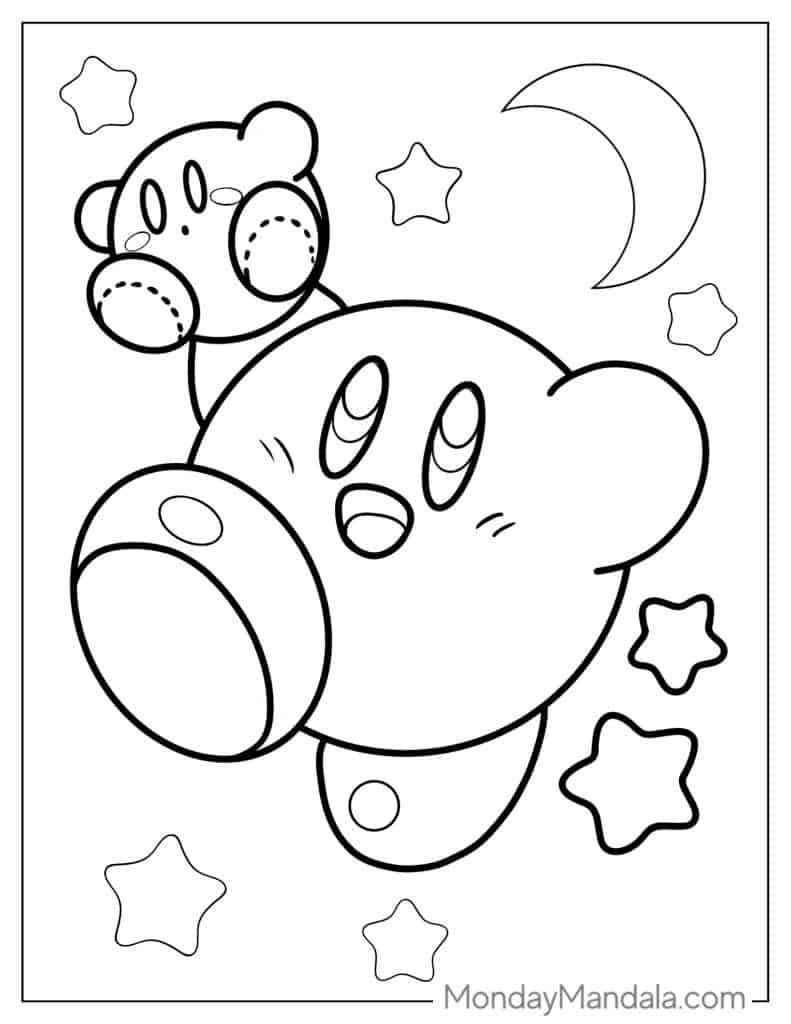 28 Kirby Coloring Pages Free PDF Printables 28 Kirby Coloring Pages Free PDF Printables