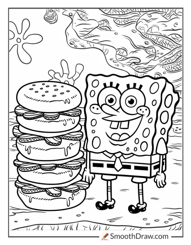 spongebob and patrick coloring pages