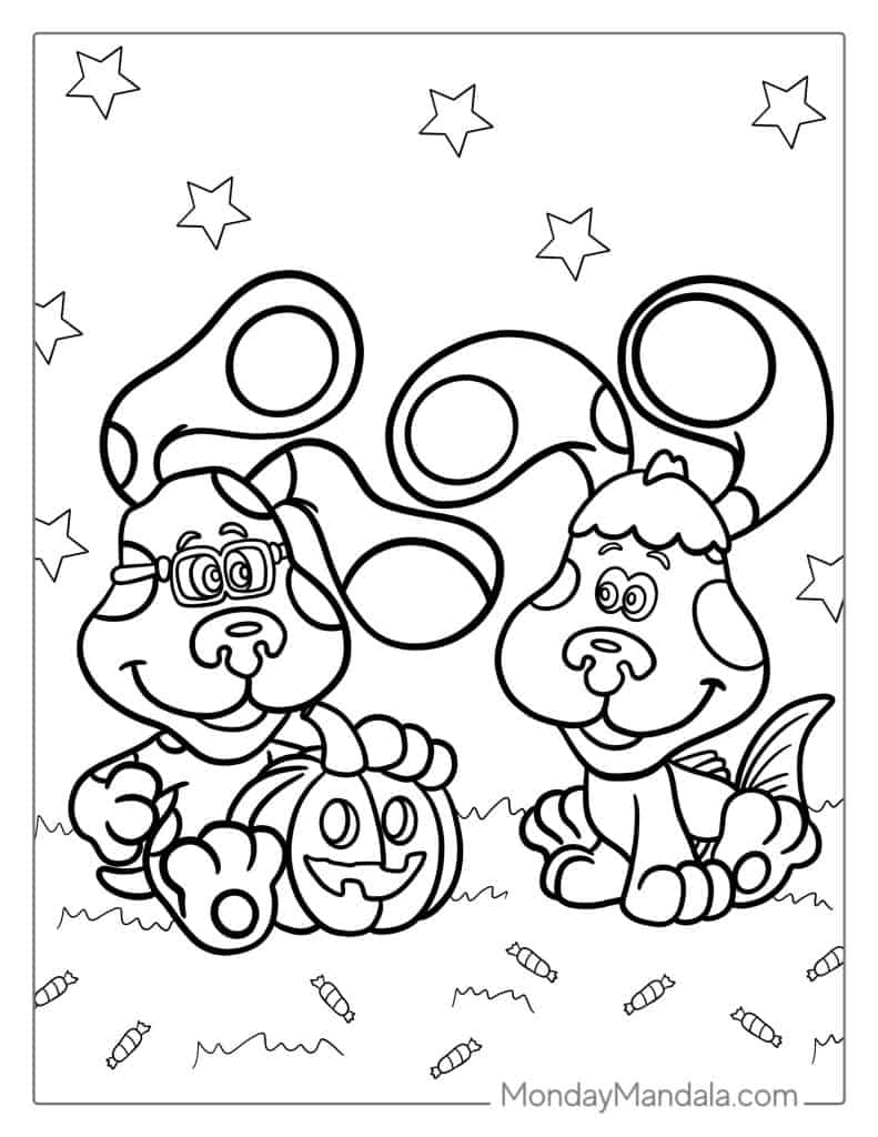 30 Blue s Clues Coloring Pages Free PDF Printables 30 Blue s Clues Coloring Pages Free PDF Printables