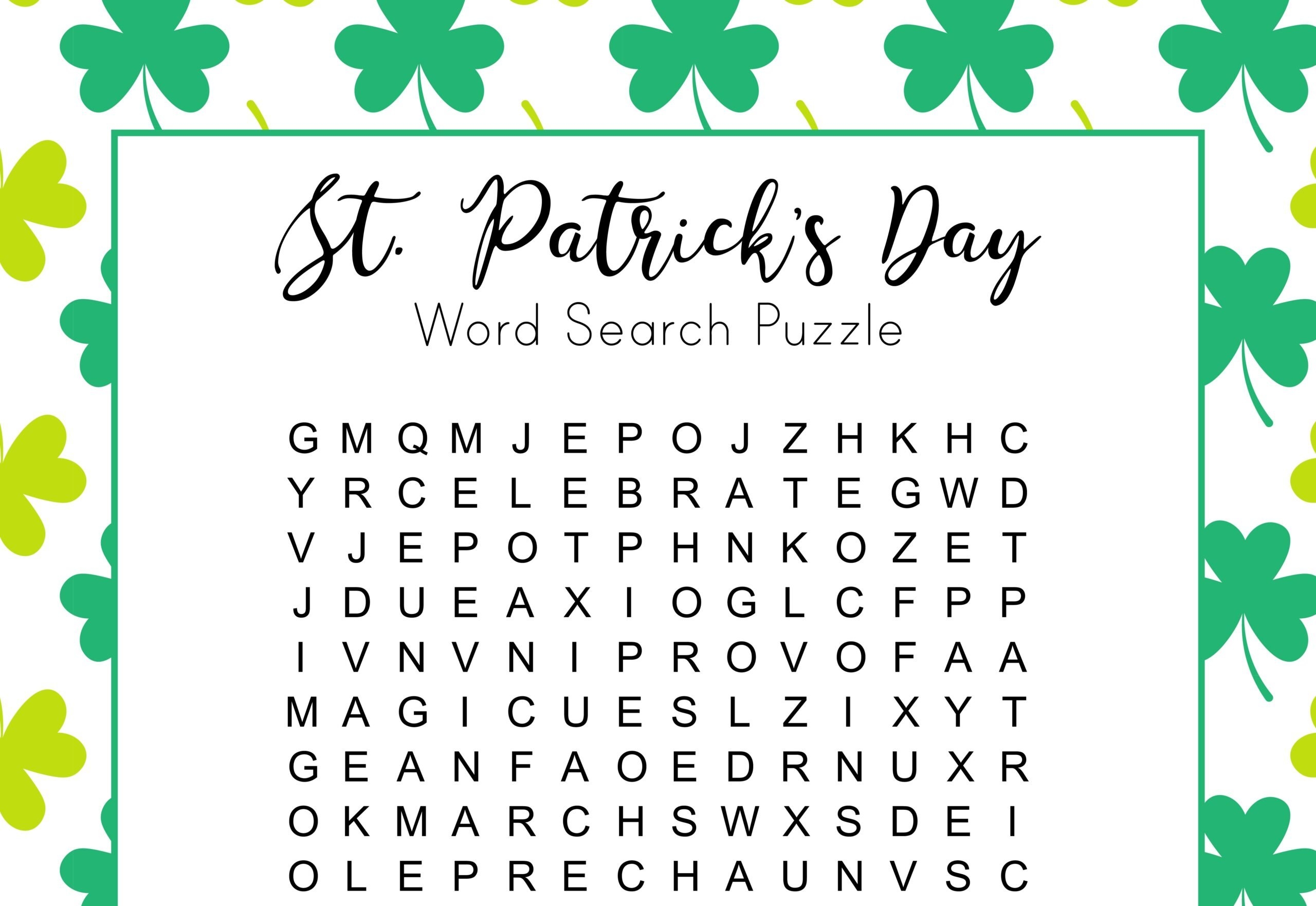 st patrick s day worksheet