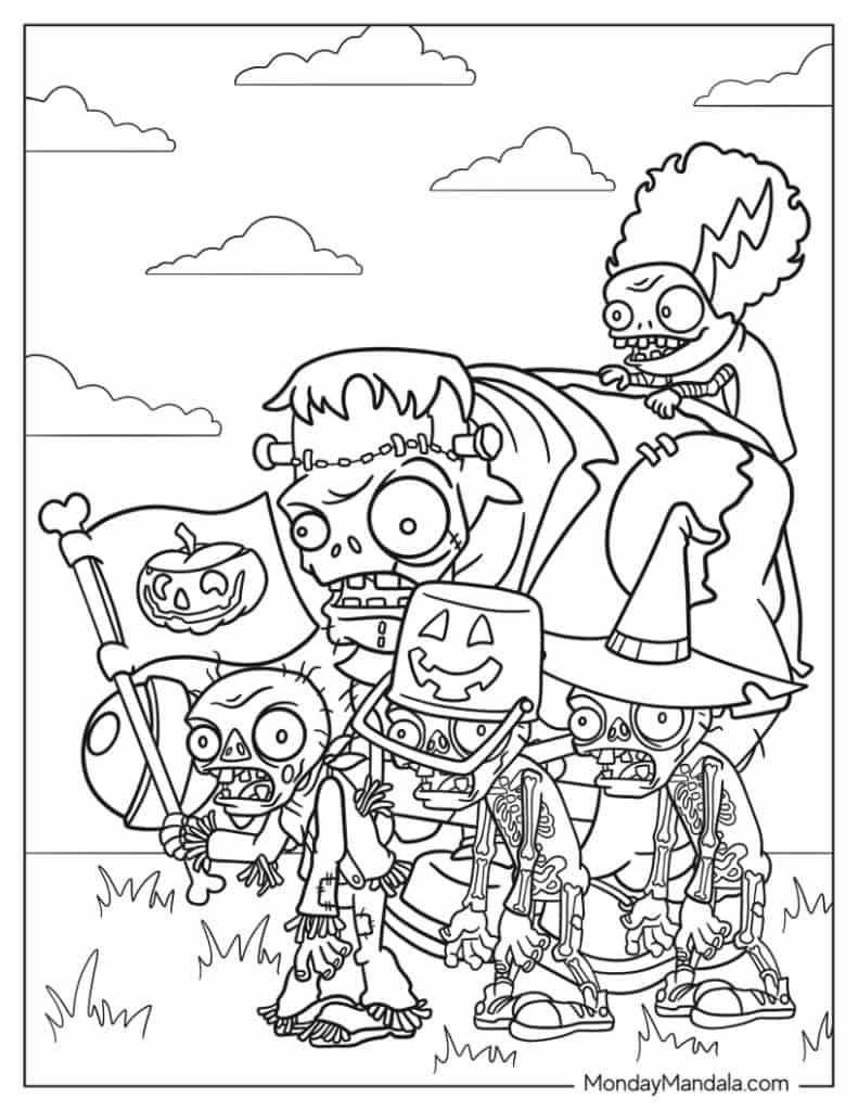 34 Plant Vs Zombies Coloring Pages Free PDF Printables 34 Plant Vs Zombies Coloring Pages Free PDF Printables